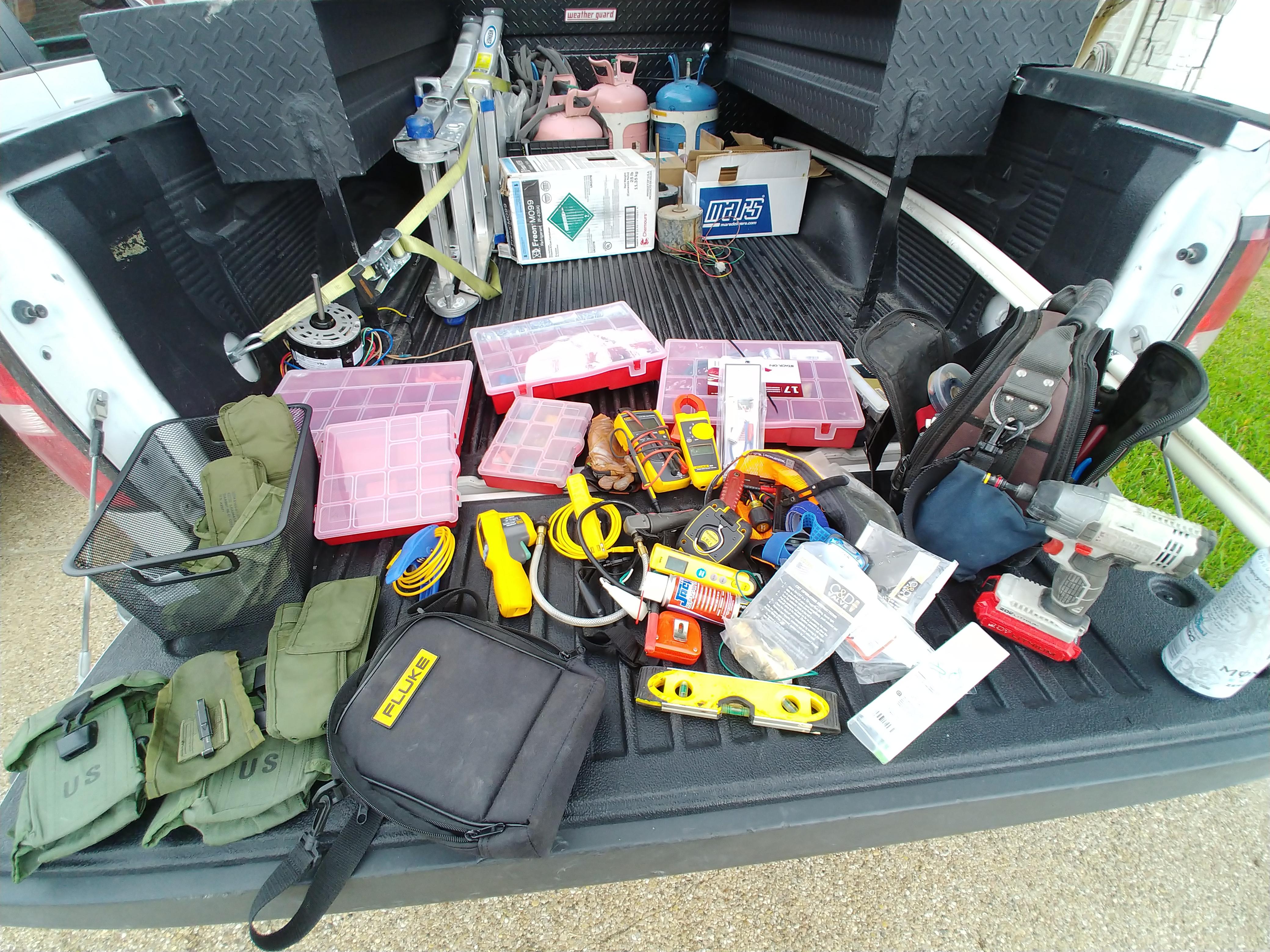 Taking a moment while on call to my tool loadouts and