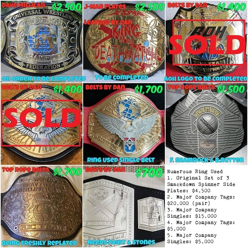 Authentic Real and Ring Used Belts For sale r/wrestlingmemorabilia