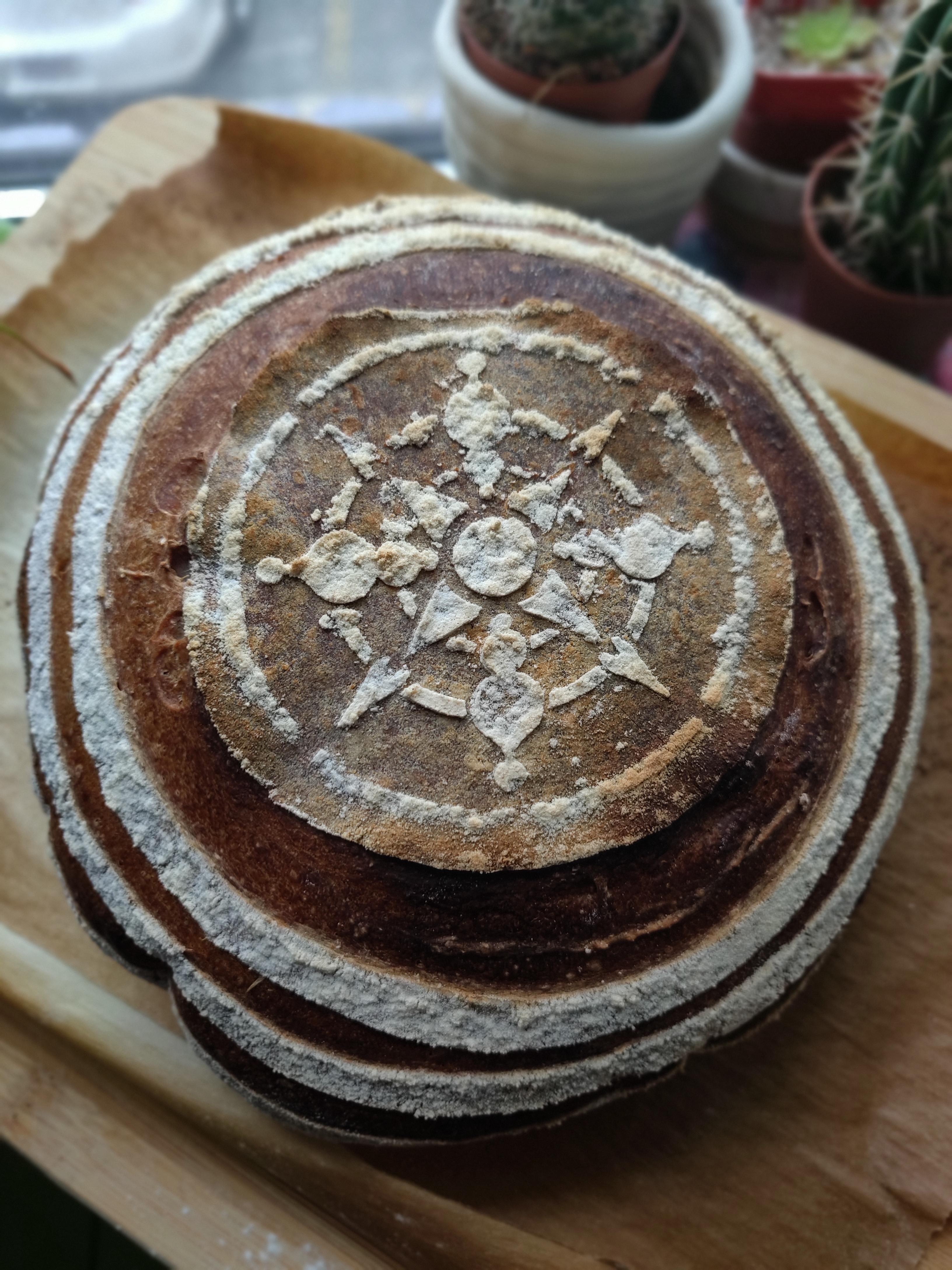 Spelt and high protein flour sourdough r/Breadit