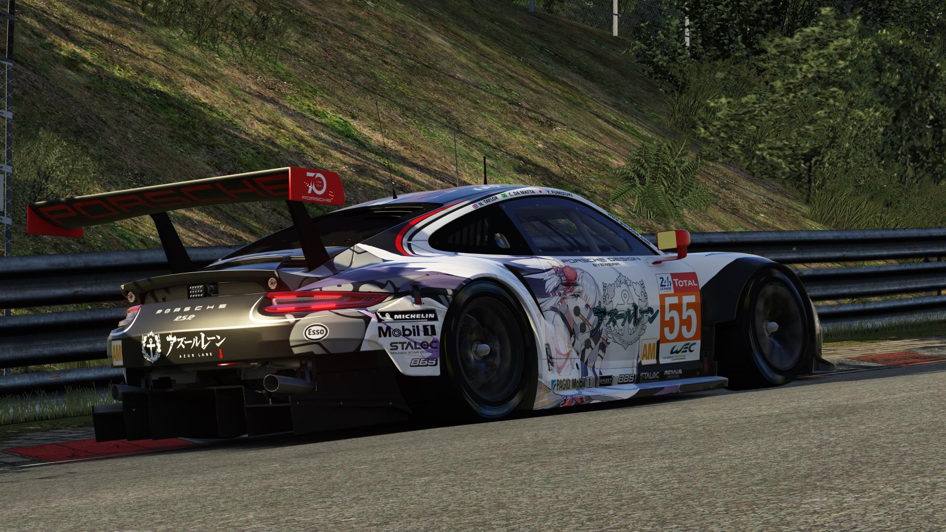 Anime livery on a thoroughly German car and circuit? Yes please ) assettocorsa