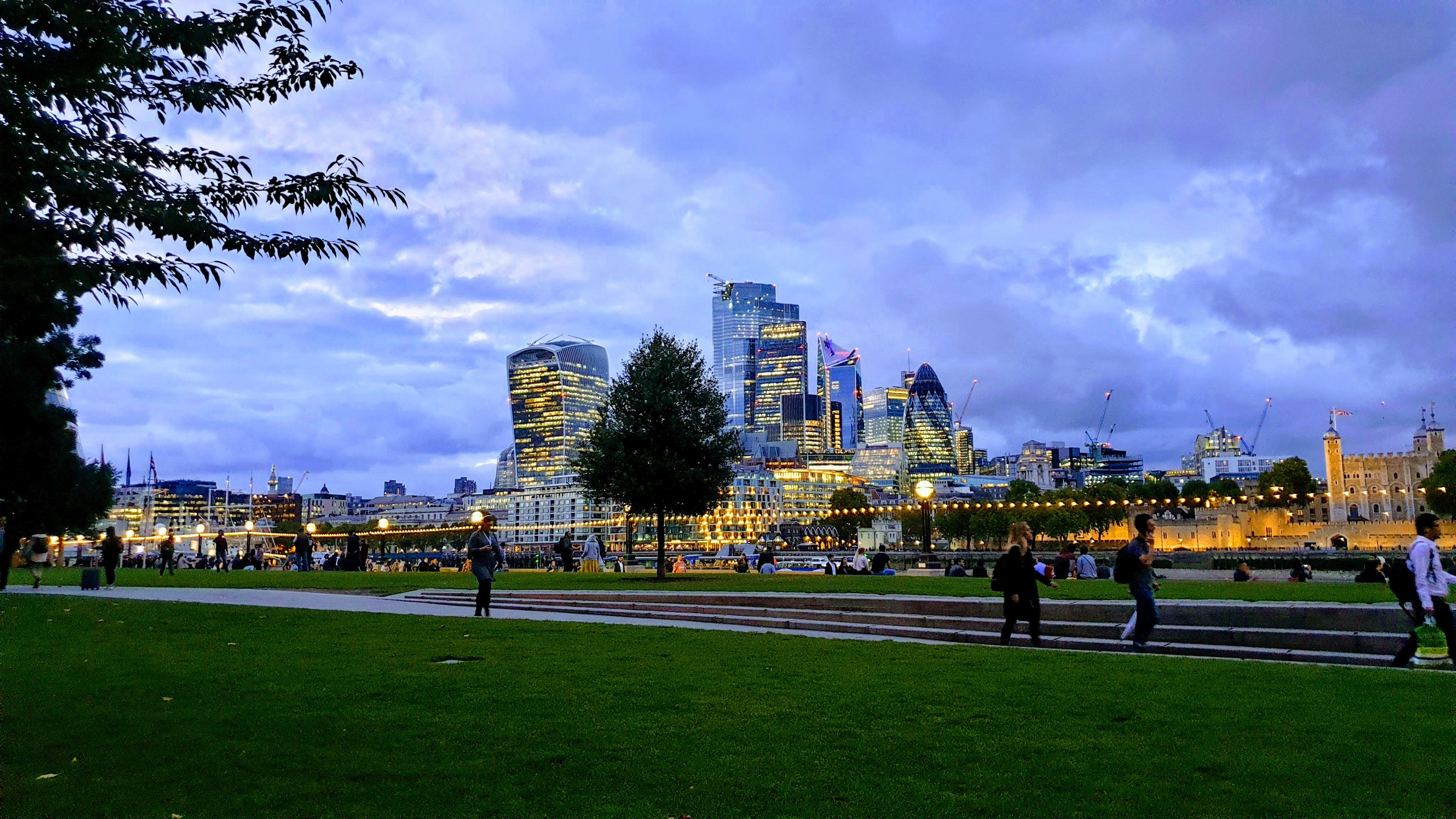View from Potters Fields Park r/london