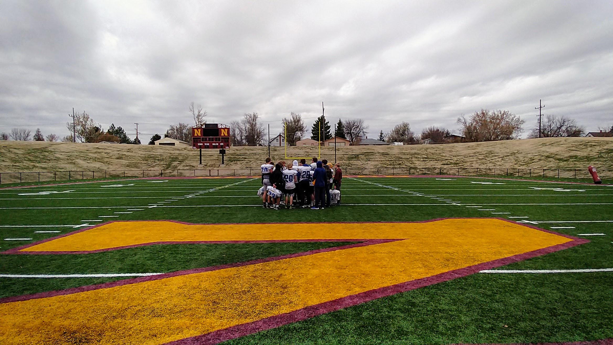 Our 8man football team travelled 650 miles across Montana for a second round playoff game. MSU