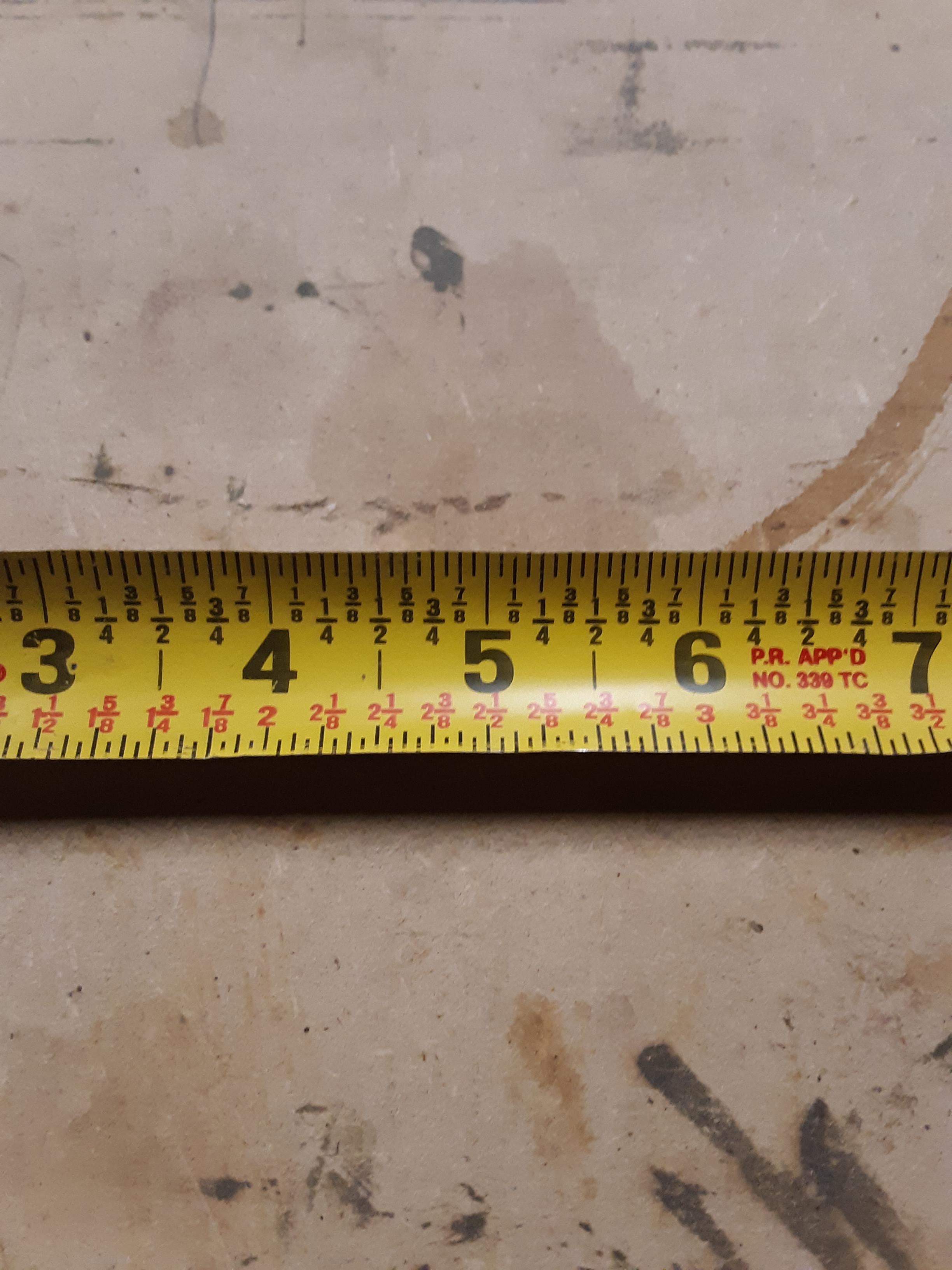 My tape measure has markings that are half the actual distance. Why