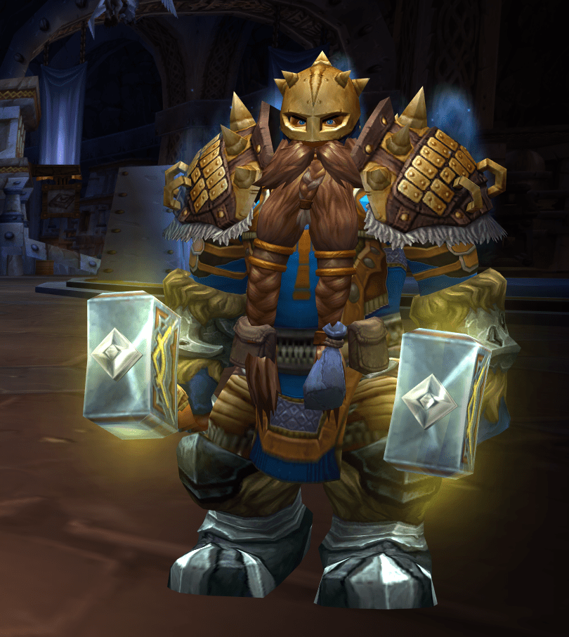 My transmog I use for my mail wearers in my guild. High King