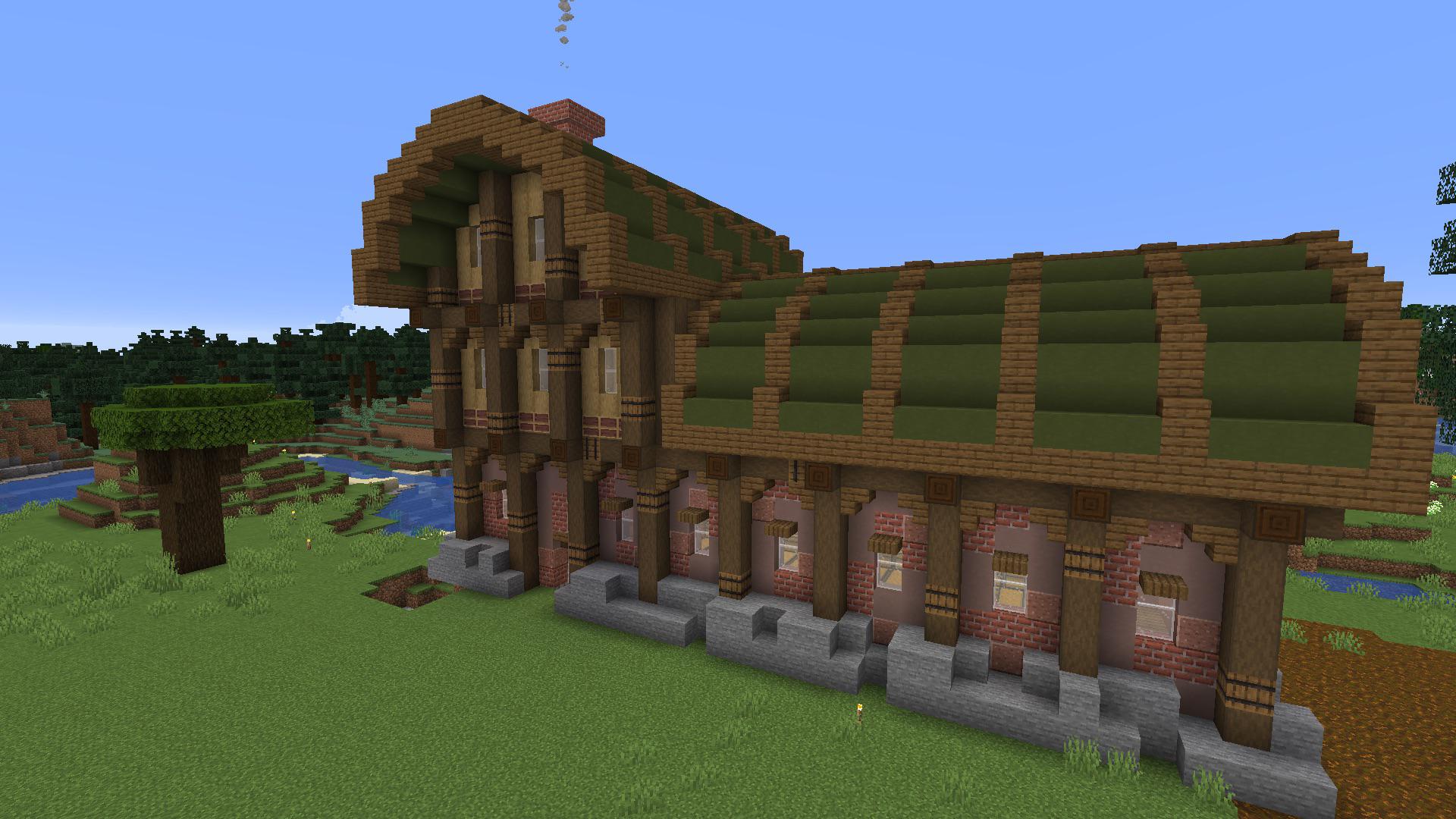 What do you think of my storage building? r/Minecraft