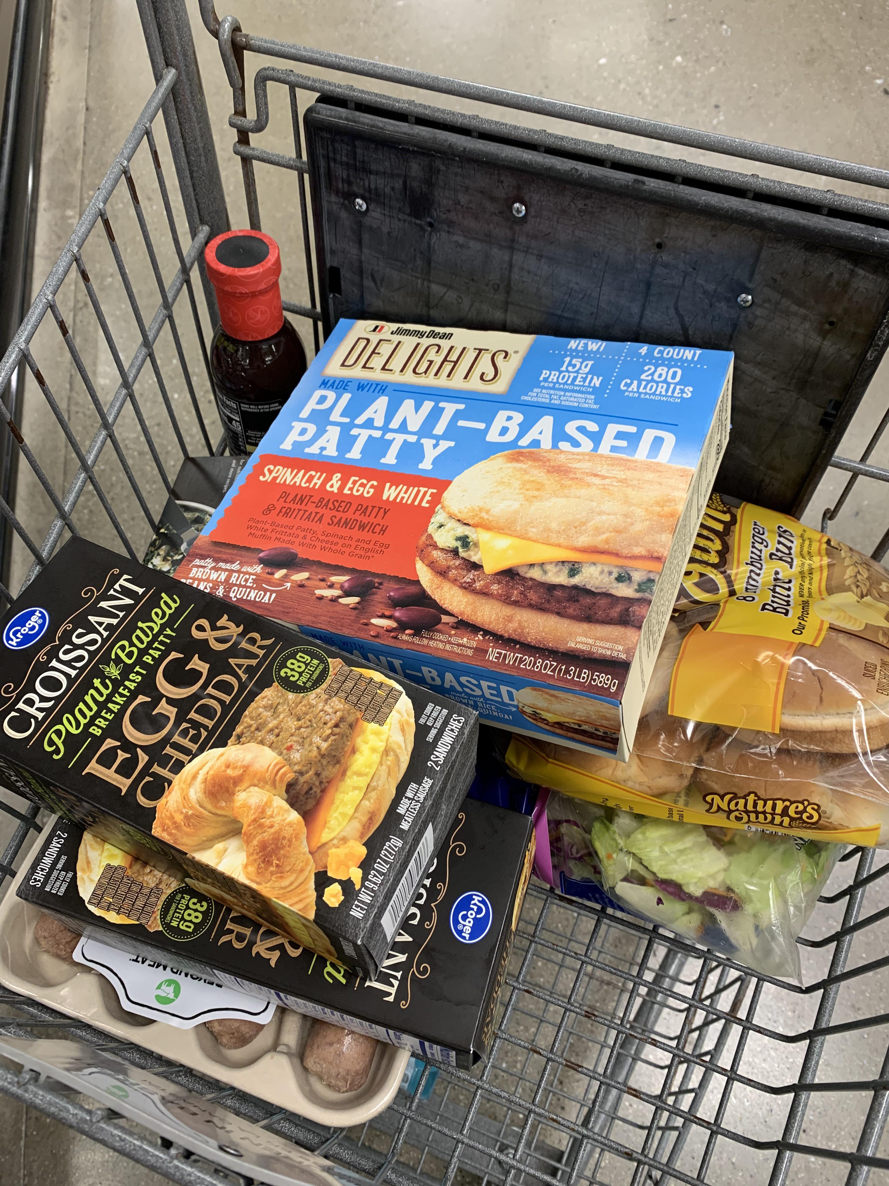 Went to Kroger, found something new. I love breakfast food. I tried the