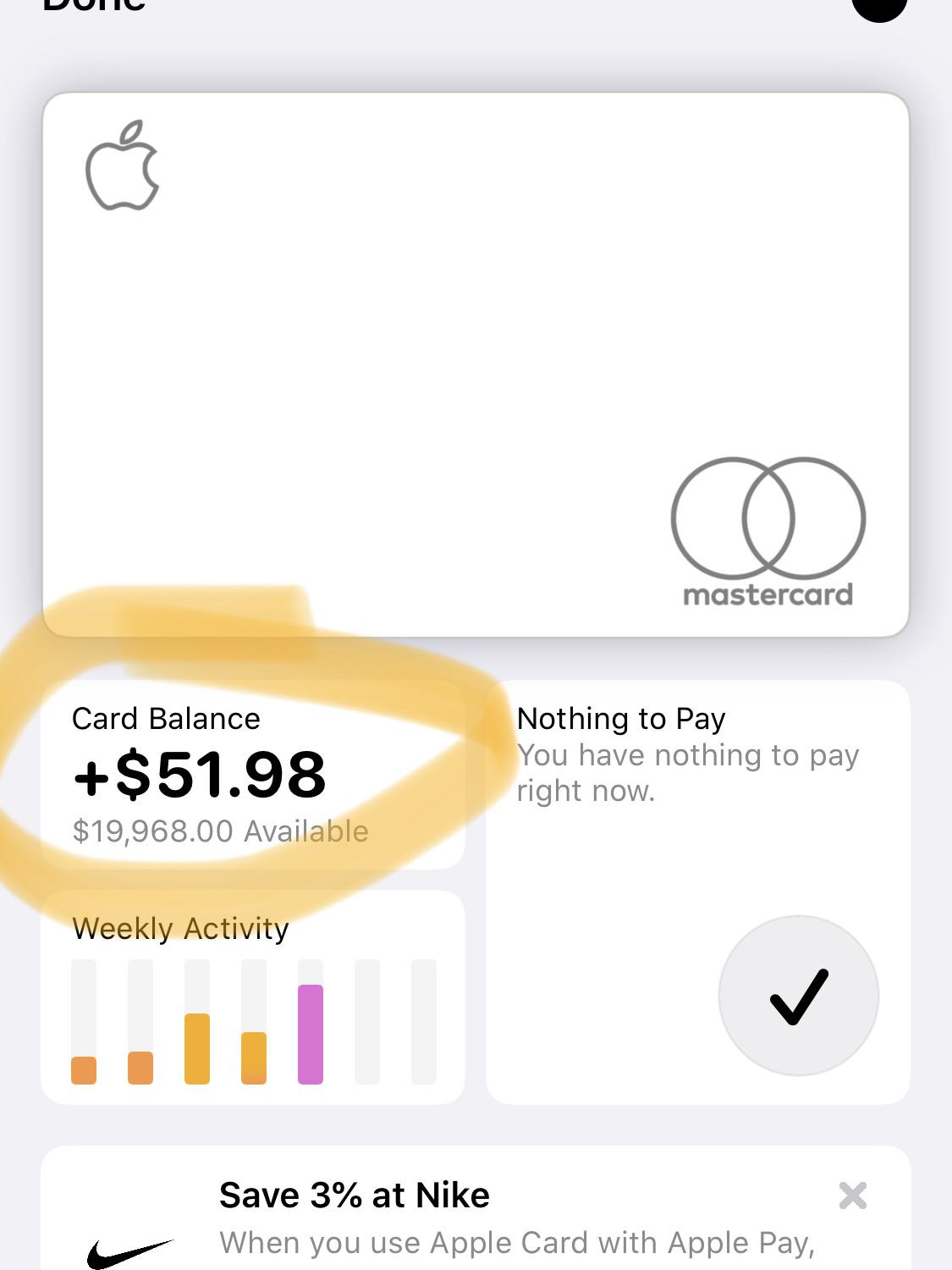 Negative Balance Shows Wrong Available Credit r/AppleCard