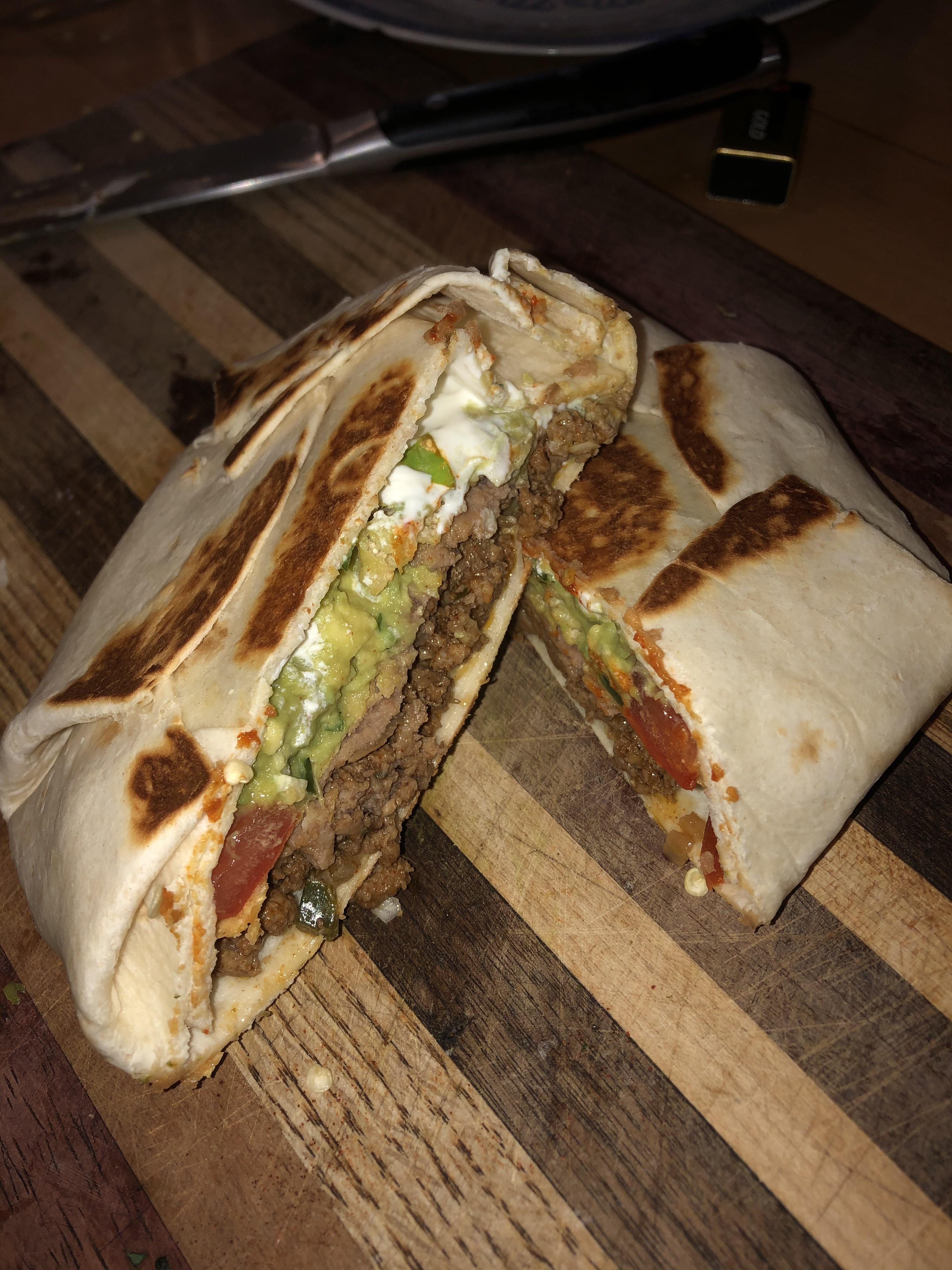 We tried our hand at homemade crunch wraps supreme! r/FoodPorn