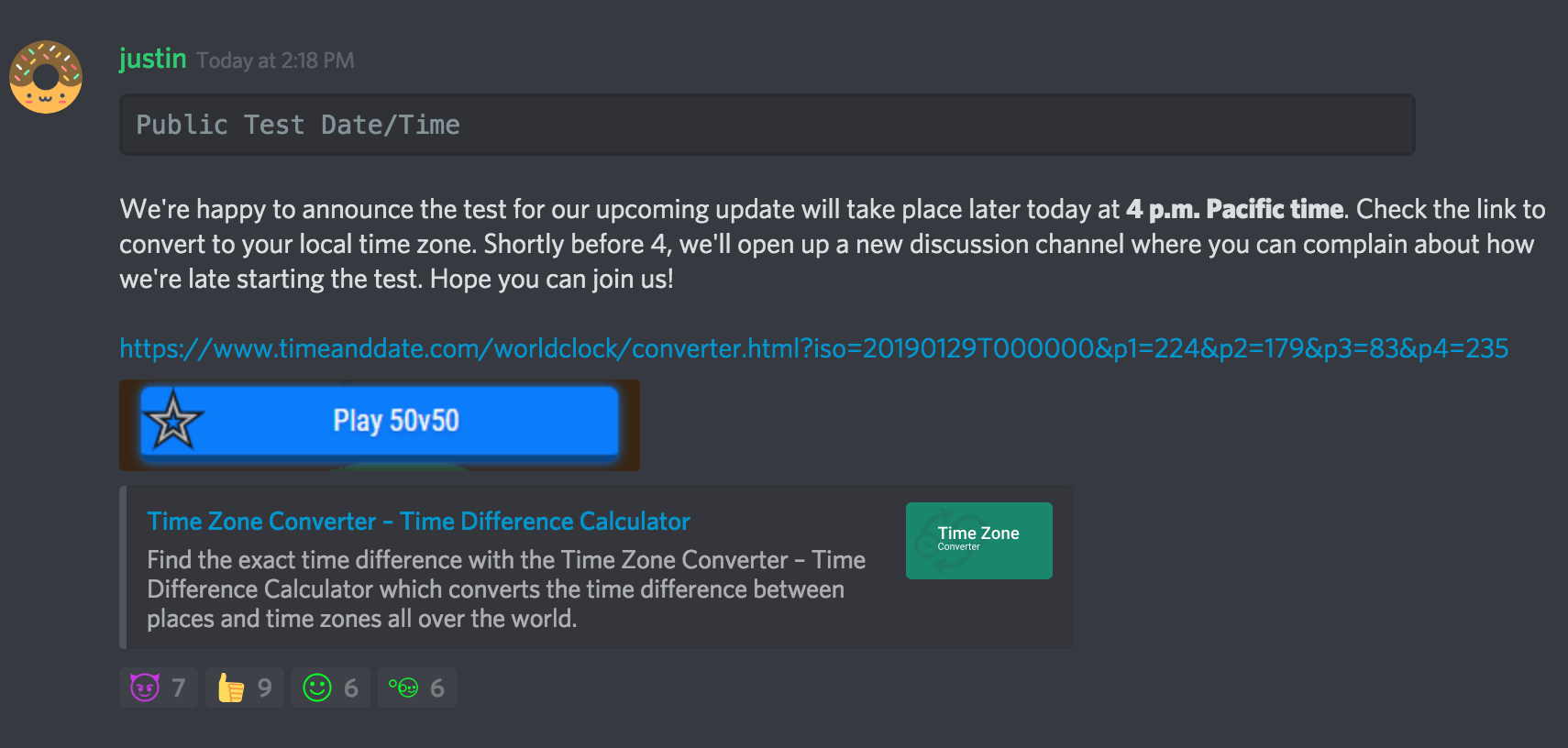 ITS TIME. BE ON DISCORD 7PM EST TONIGHT r/survivio