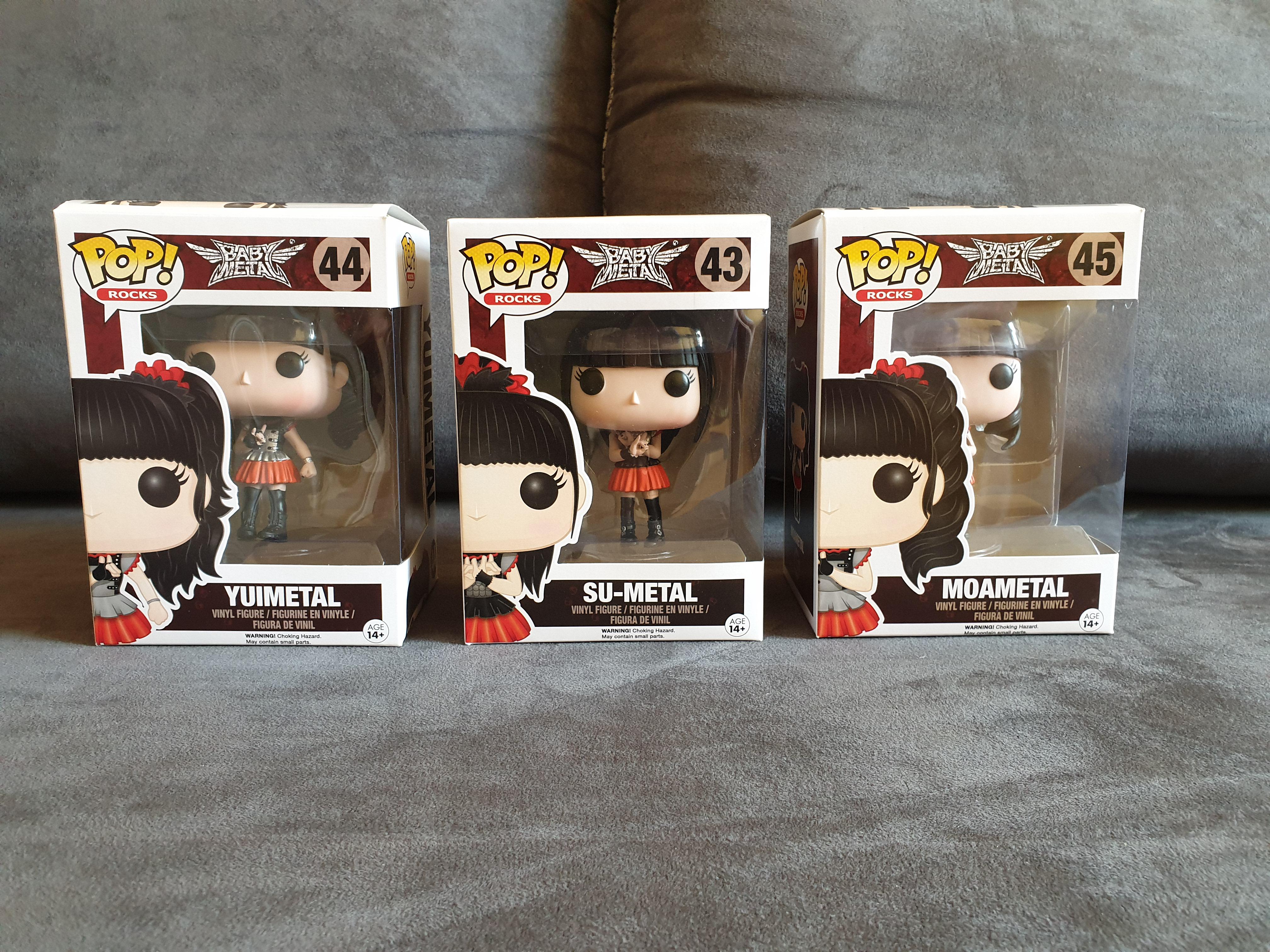 My BABYMETAL Funko Pops arrived from Japan today! Yay! r/BABYMETAL