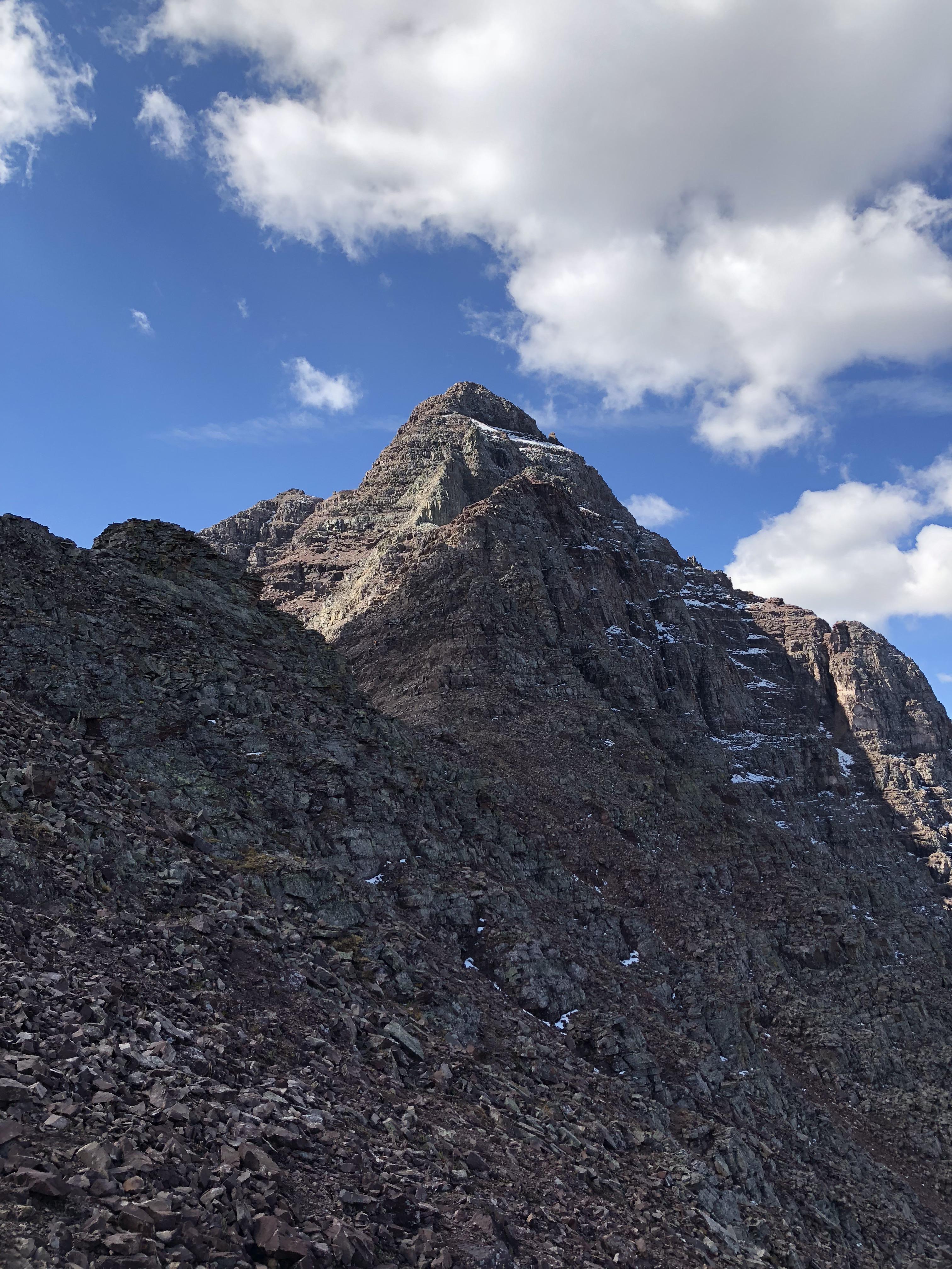 On the saddle headed up Pyramid Peak (Aspen, Colorado) r/CampingandHiking
