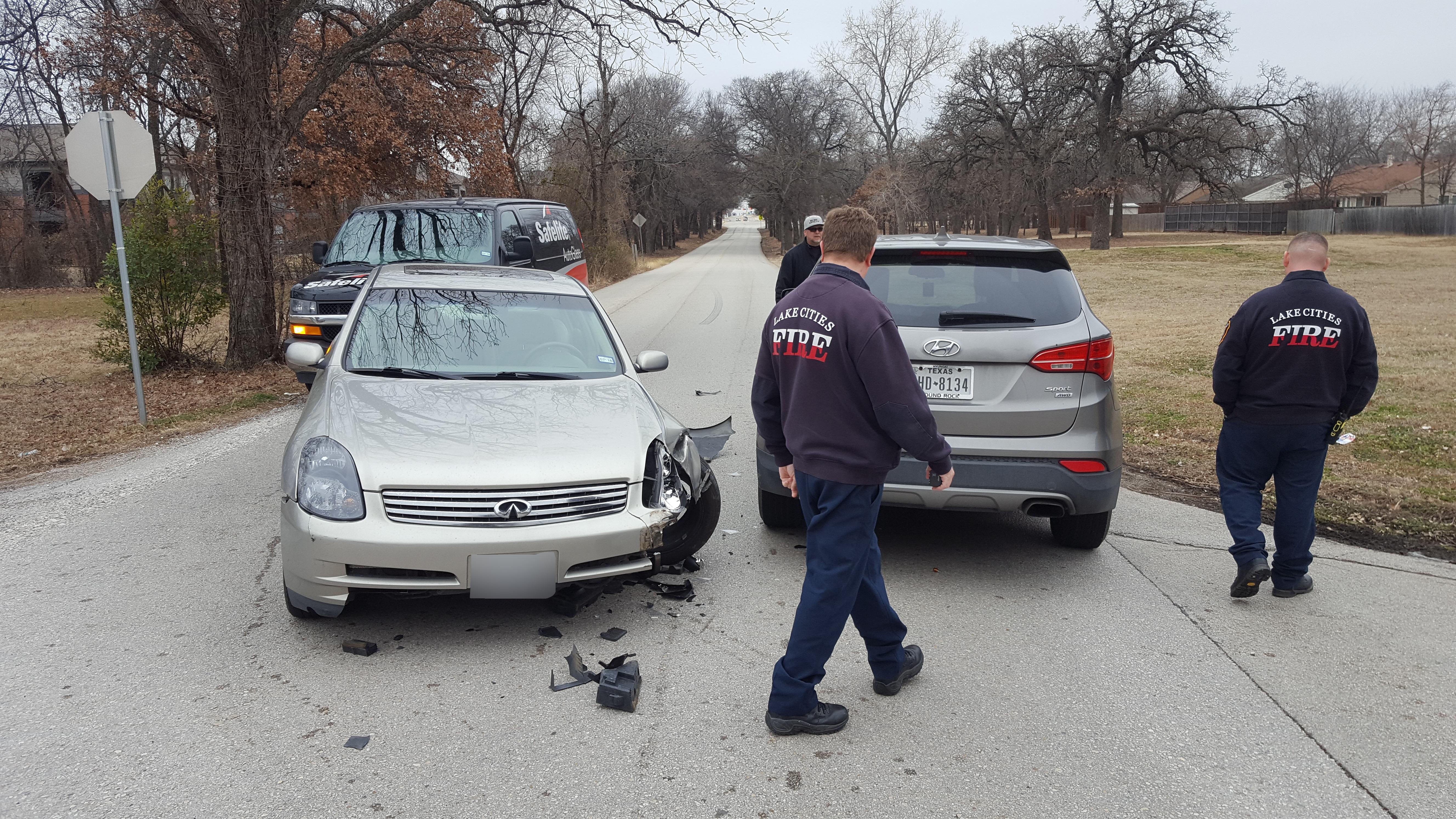 Someone ran a stopsign and totaled my car today ( infiniti