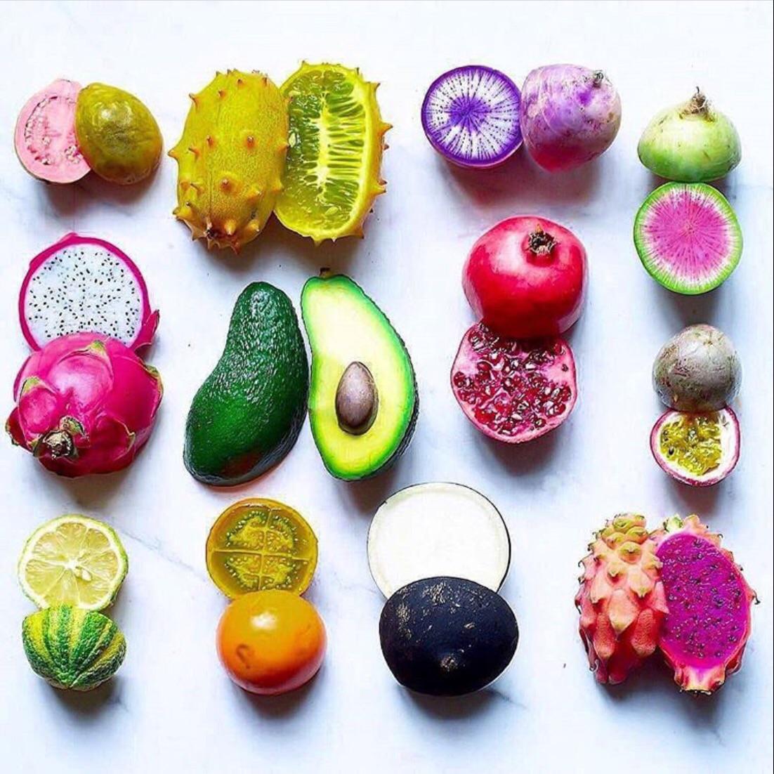 Exotic fruits, halved r/FoodPorn