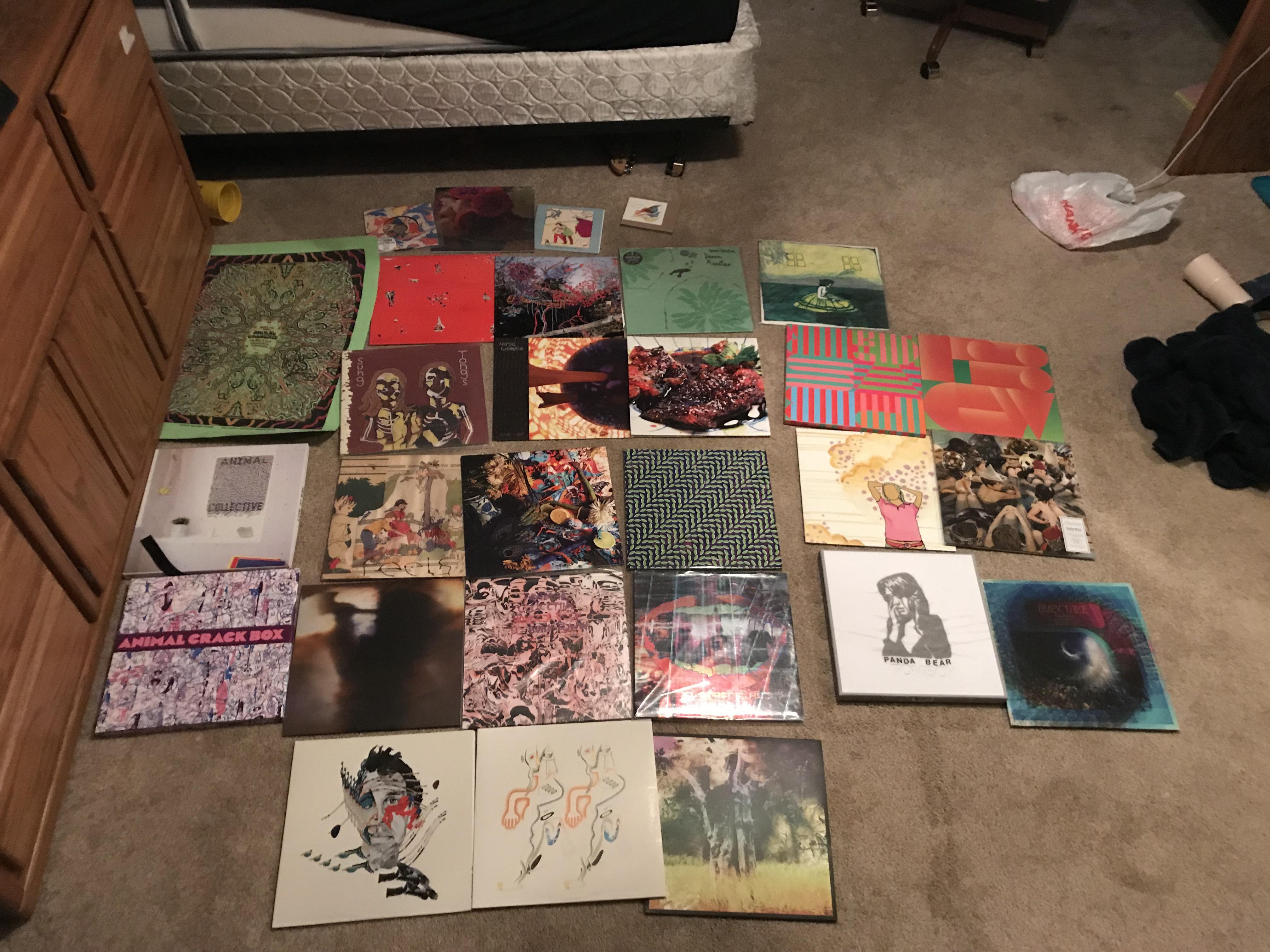 My Animal Collective Collection r/vinyl