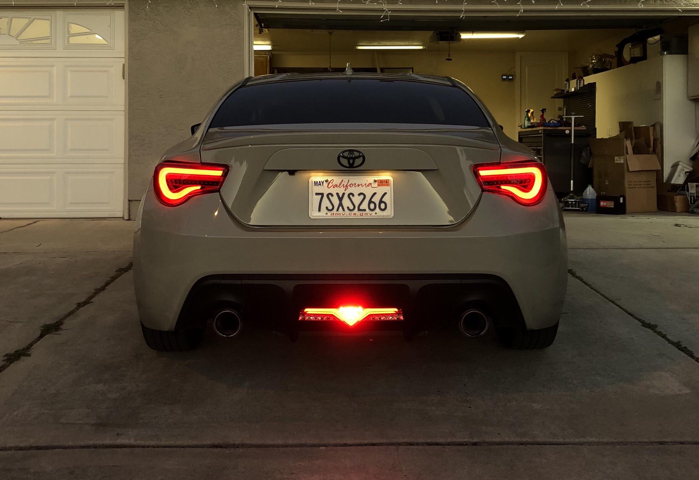 My girlfriend surprised me with Valenti tail lights for my birthday, so