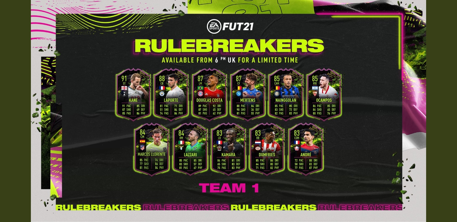 Rulebreakers Team 1 out now! FIFA