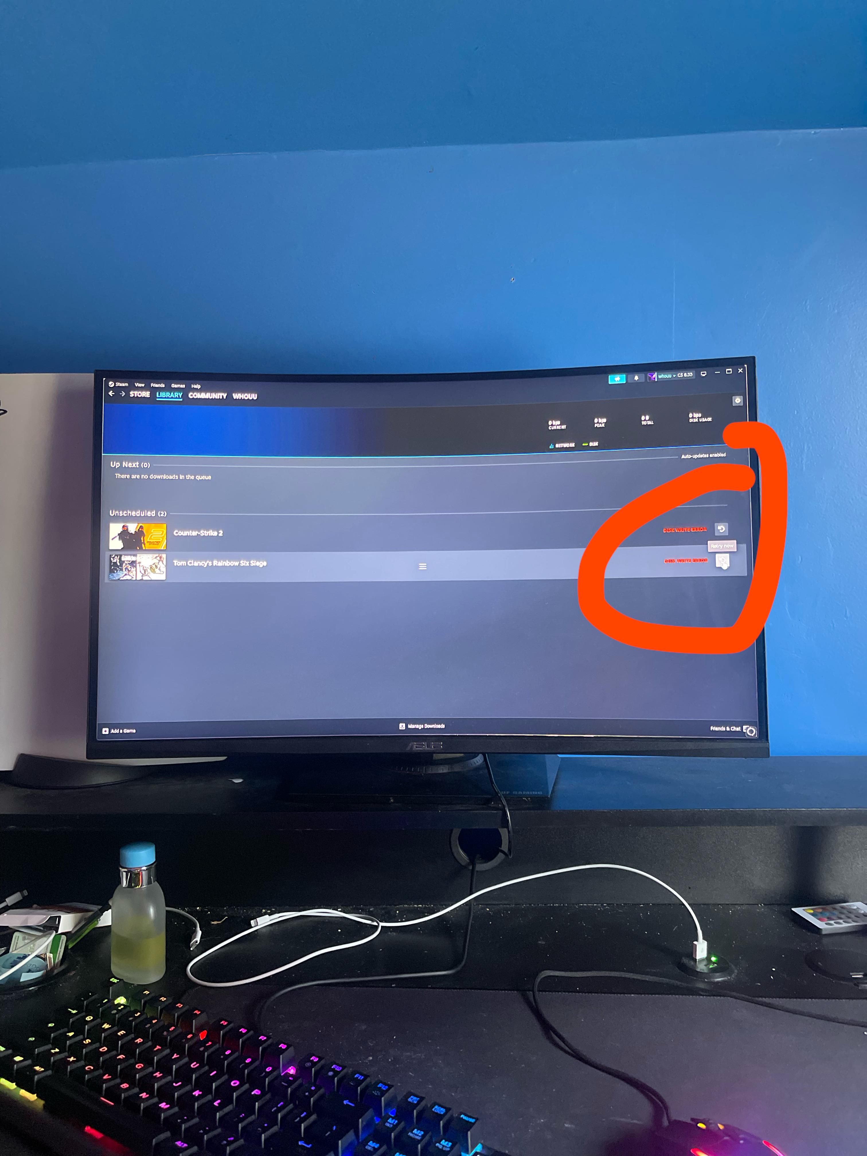 Disk write error r/pchelp