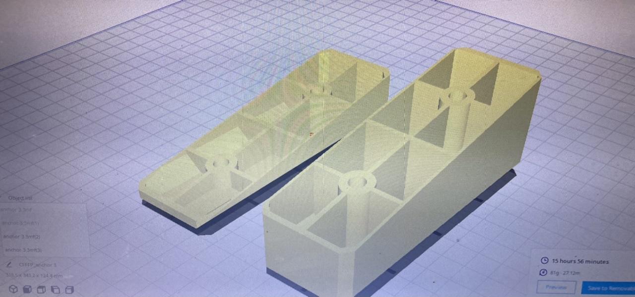 I have designed a Series of Anchors that will keep 27 and 15 Gallon