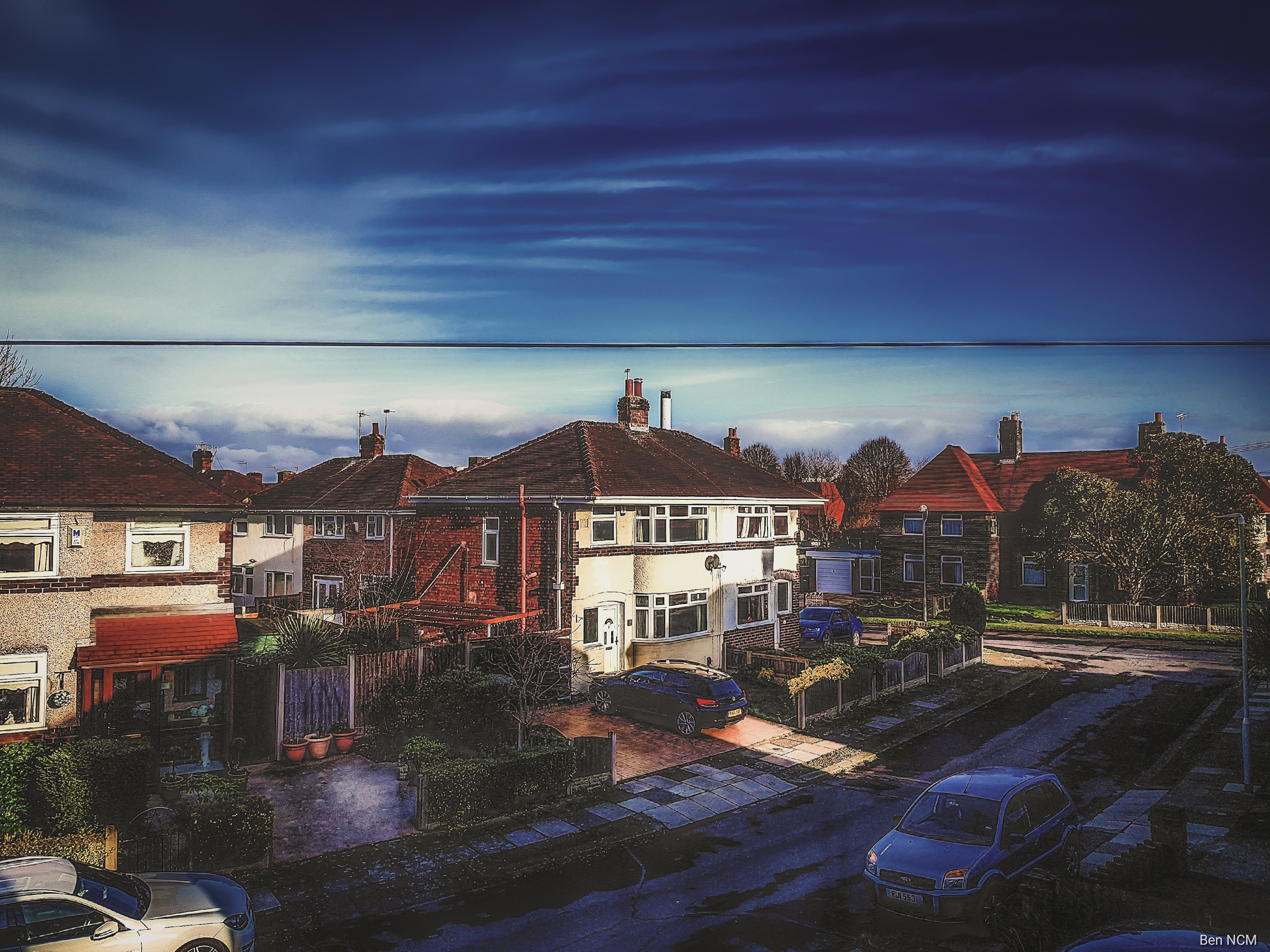 Morning sun on the houses in my street r/CozyPlaces