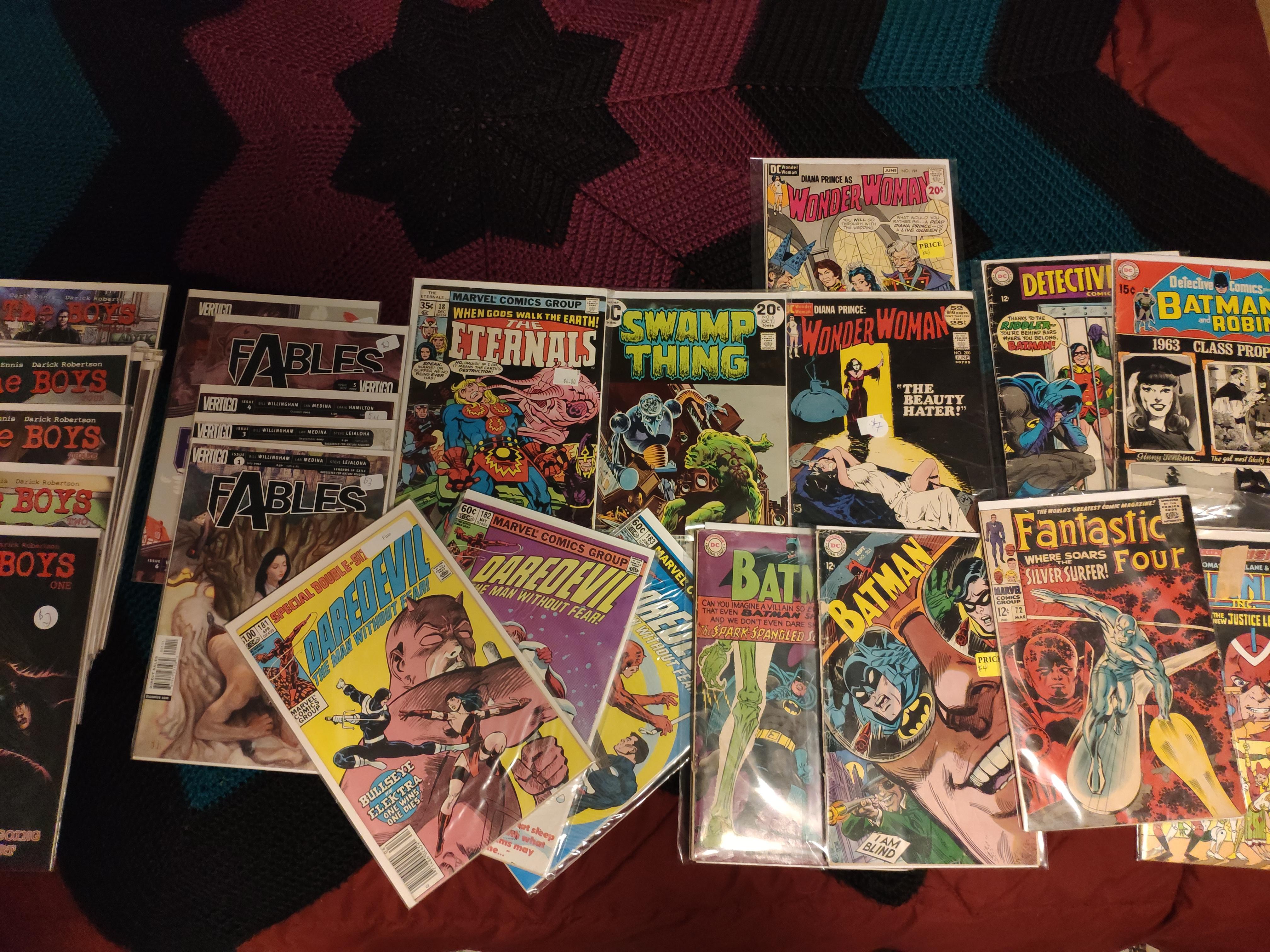 Finally found an antique store with comics worth buying. Bought these