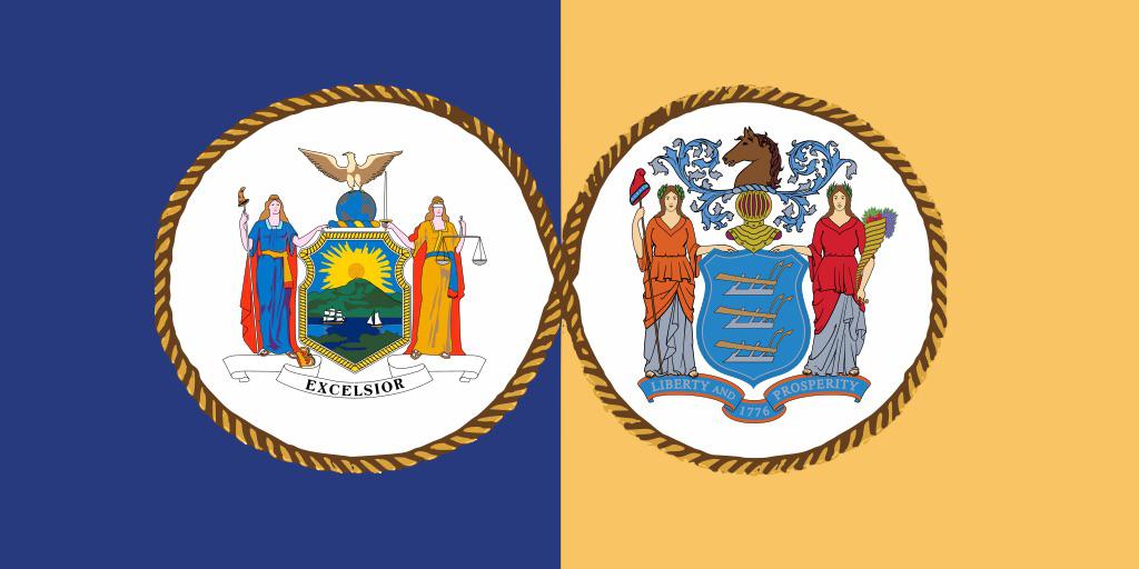 Flag of the Port Authority of NY NJ is quite pleasing IMO r/vexillology