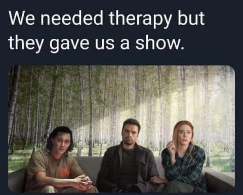 Therapy friends r/marvelmemes