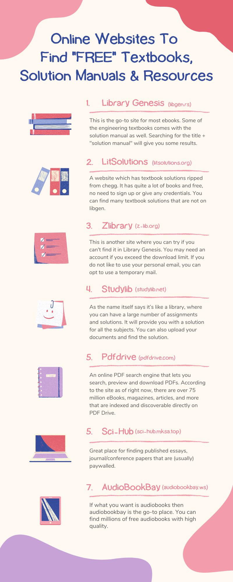 Guide to Find FREE Study Resources r/coolguides