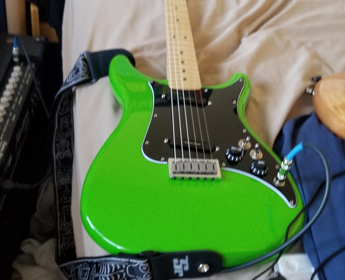 Fender Lead II modded with hotrails and new knobs. r/guitars