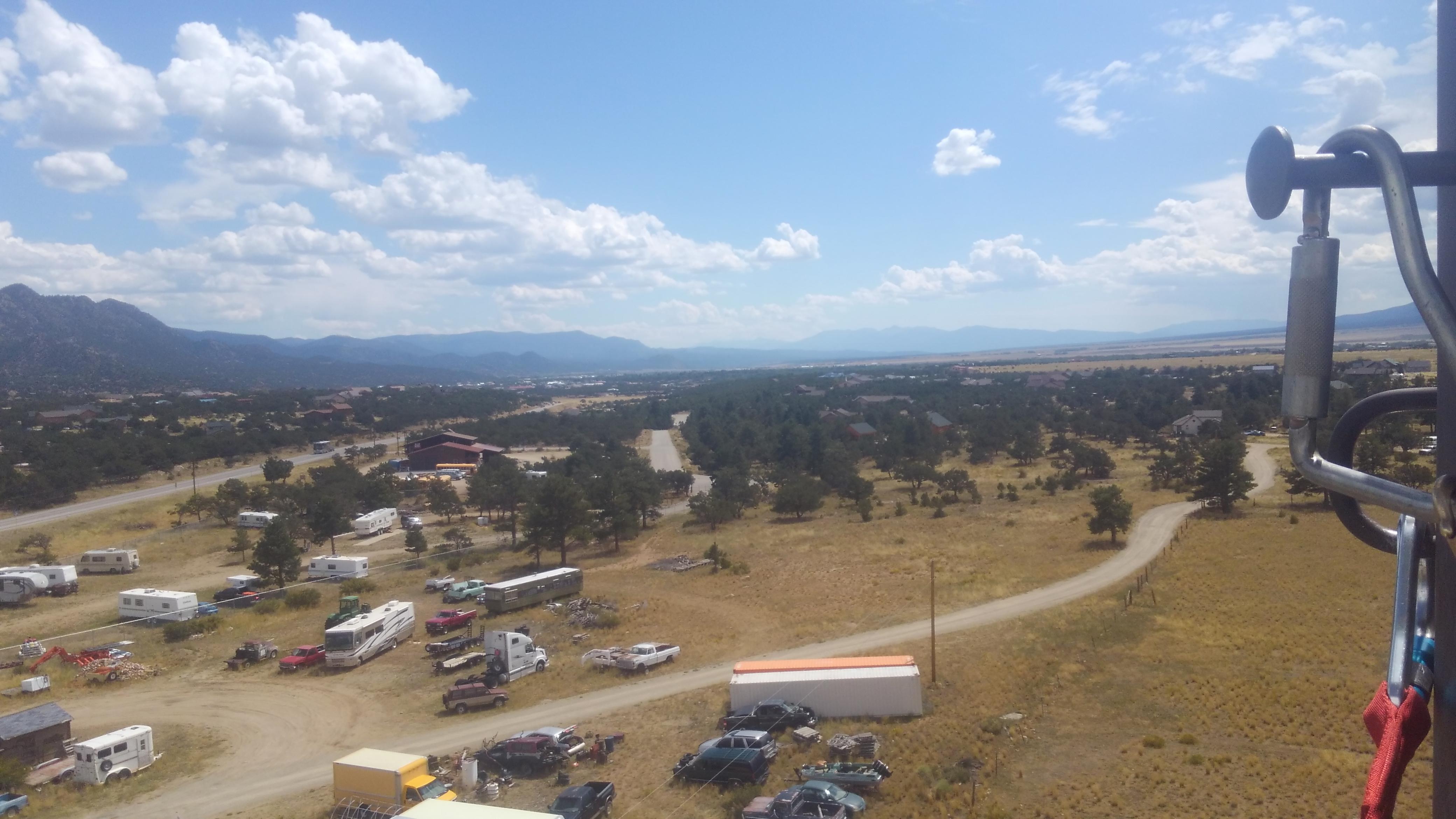 I just always love the views. (Buena Vista, Colorado) r/towerclimbers