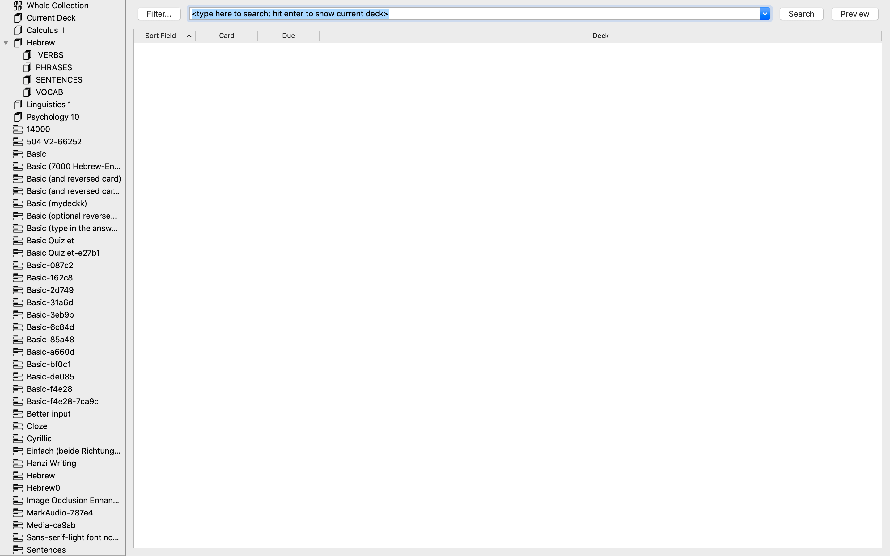 Need Help Deleting Tags/ Card Types? Anki
