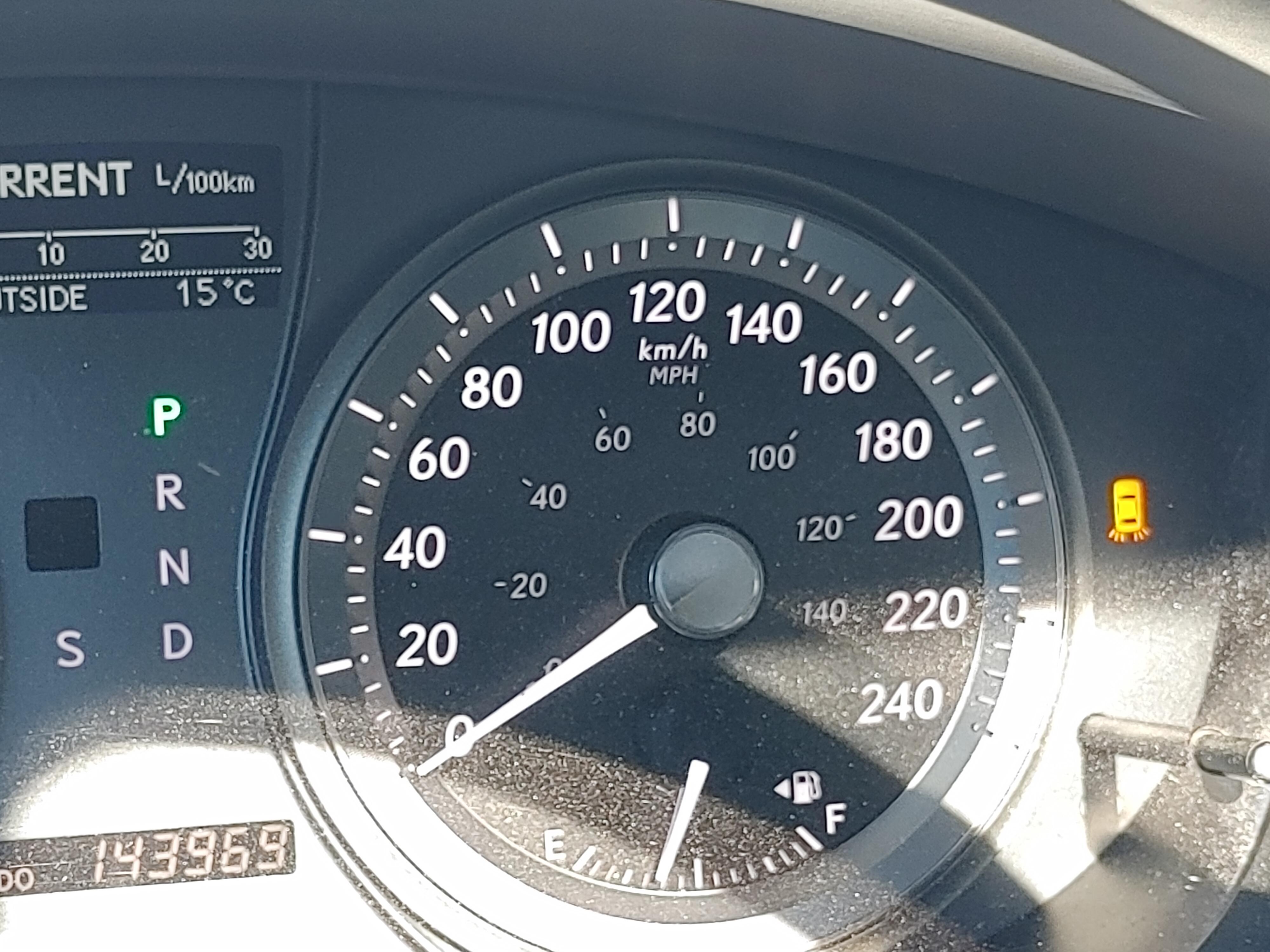 2009 ES350. What does this mean? It's ON all the time. The owner's