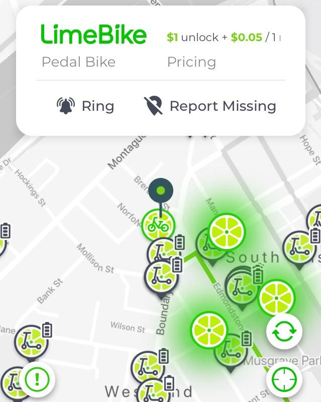 LimeBike’ has anyone seen one? brisbane