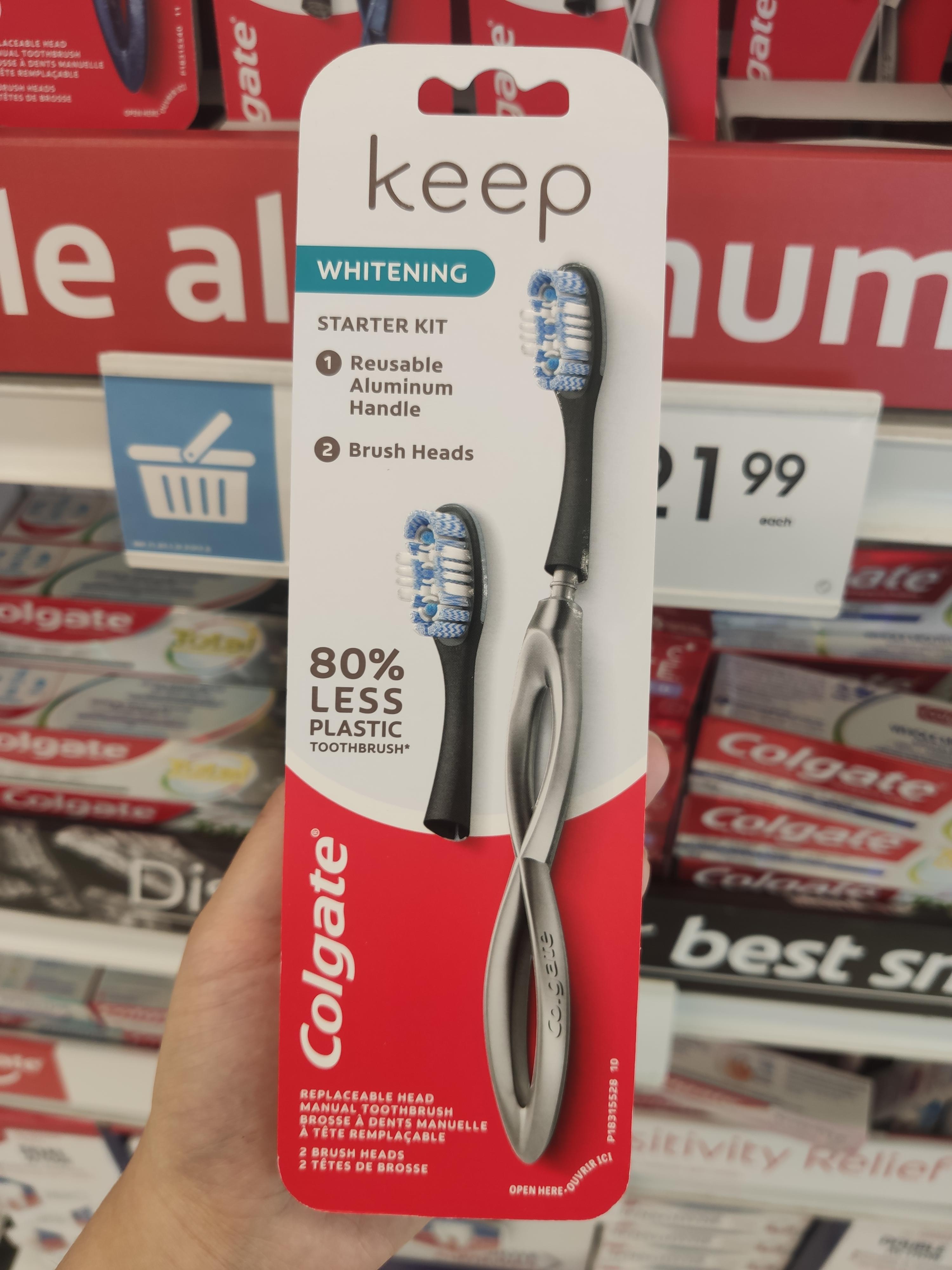 Saw these colgate "less waste" toothbrushes today at the store r