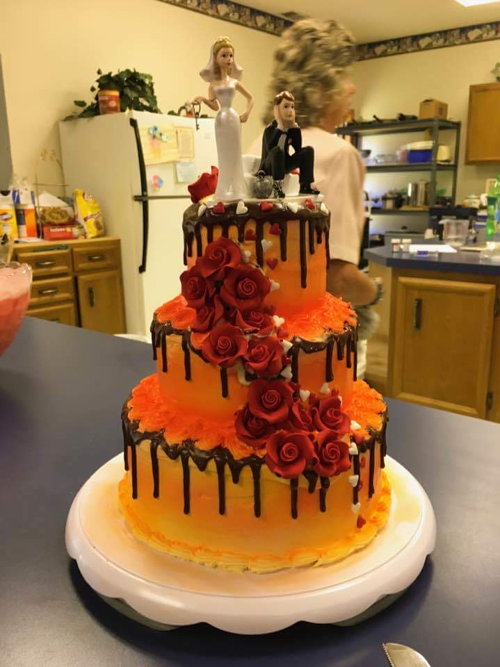[Homemade] My Wedding Cake r/food