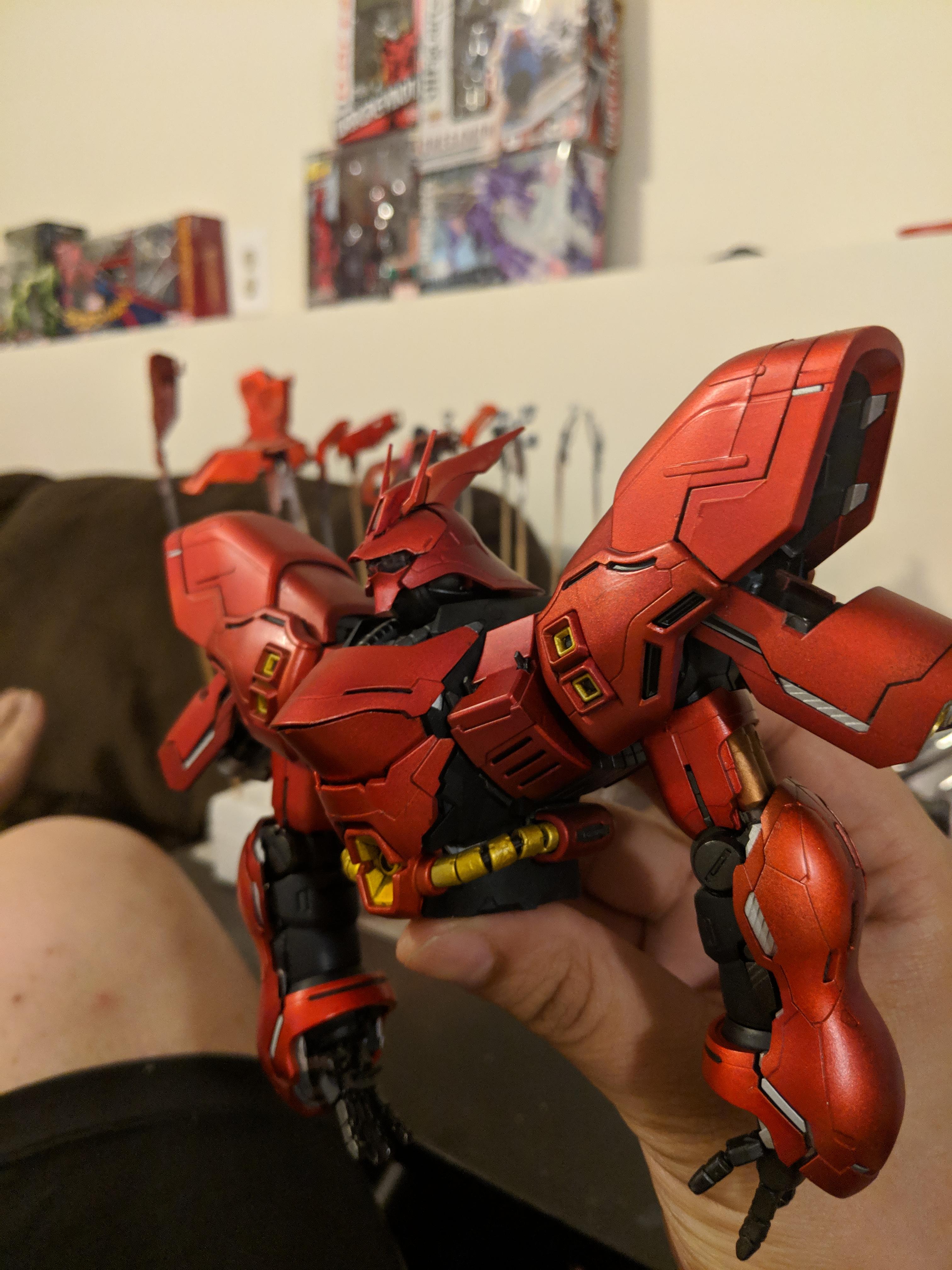 Ten days into this build, first time using metallic paints, using a