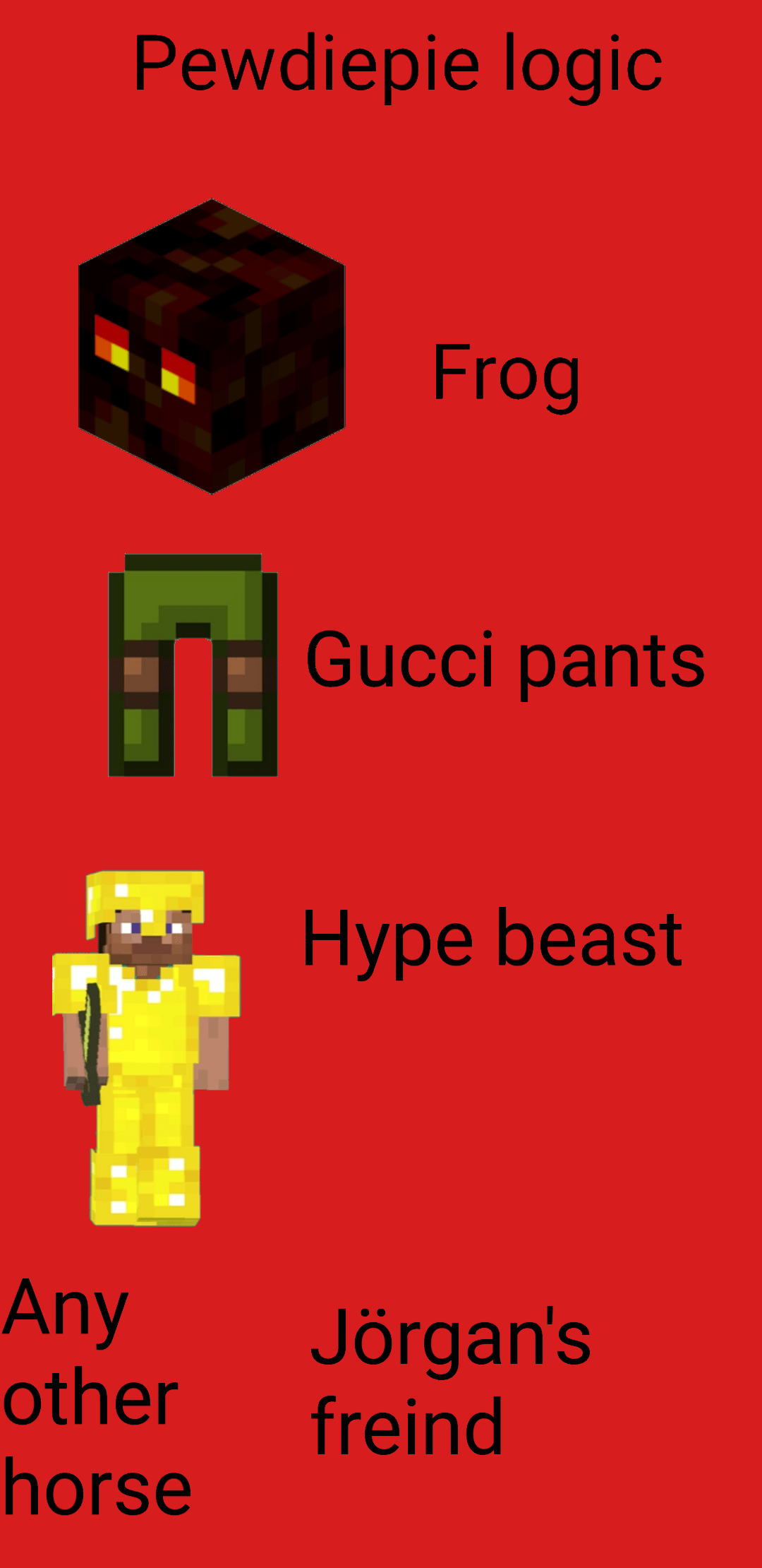 Low effort but minecraft so who cares PewdiepieSubmissions