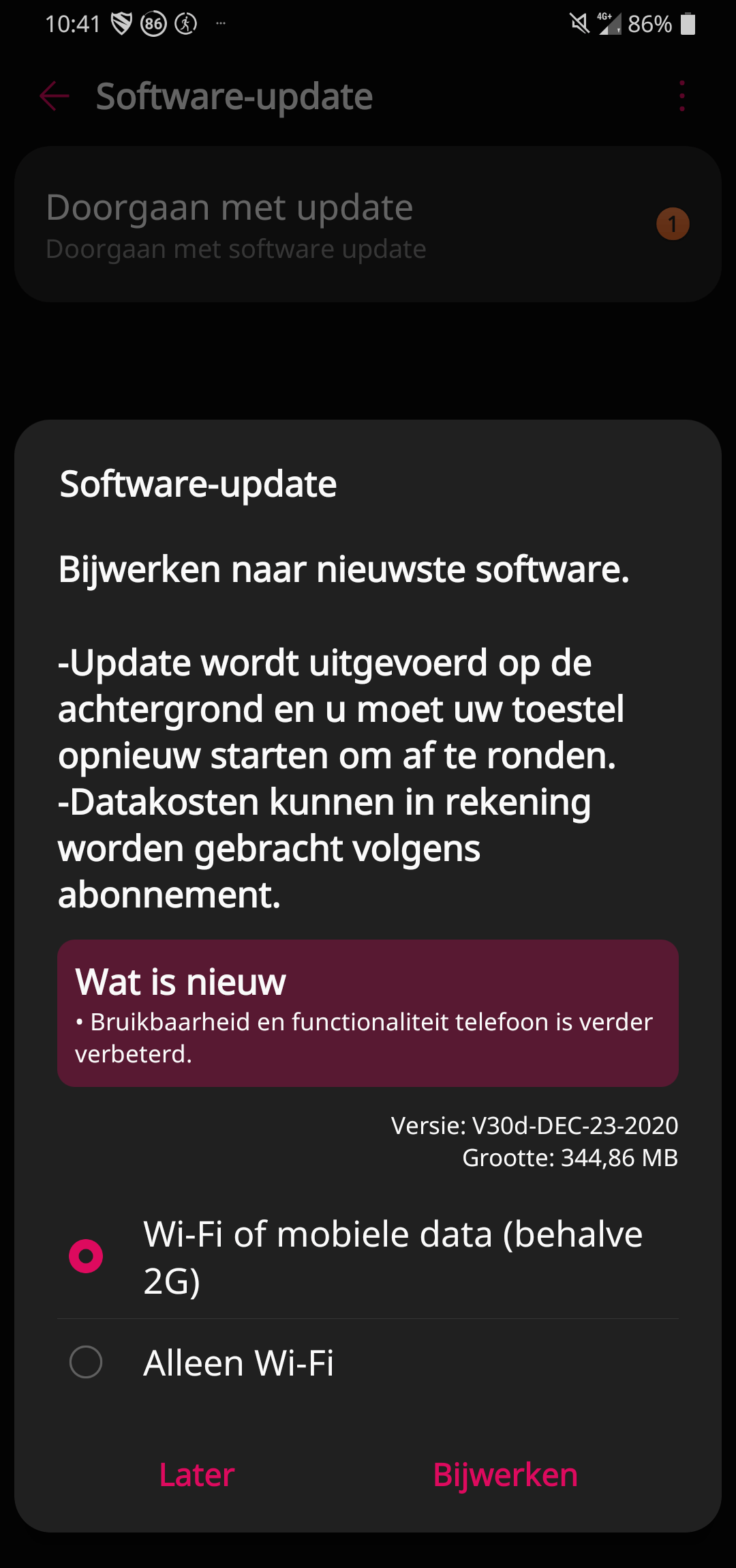 LG v40 unable to use the fingerprint sensor lgv40