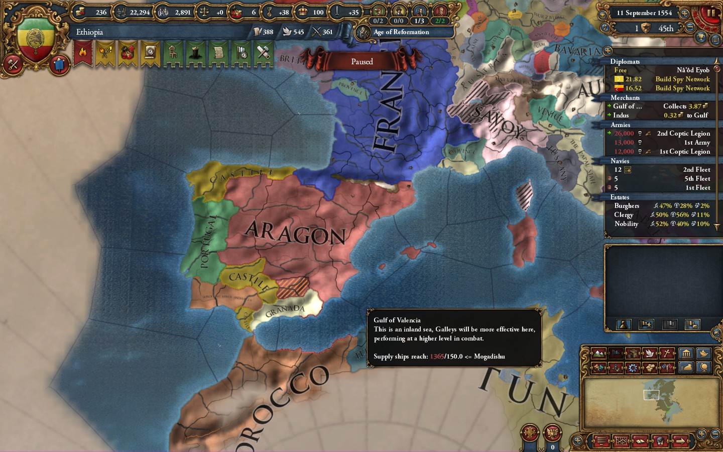 Aragon Always forms Spain eu4