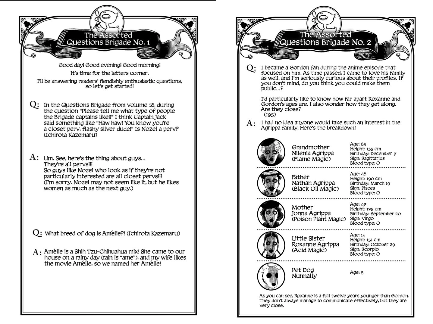 Volume 27 assorted questions brigade r/BlackClover