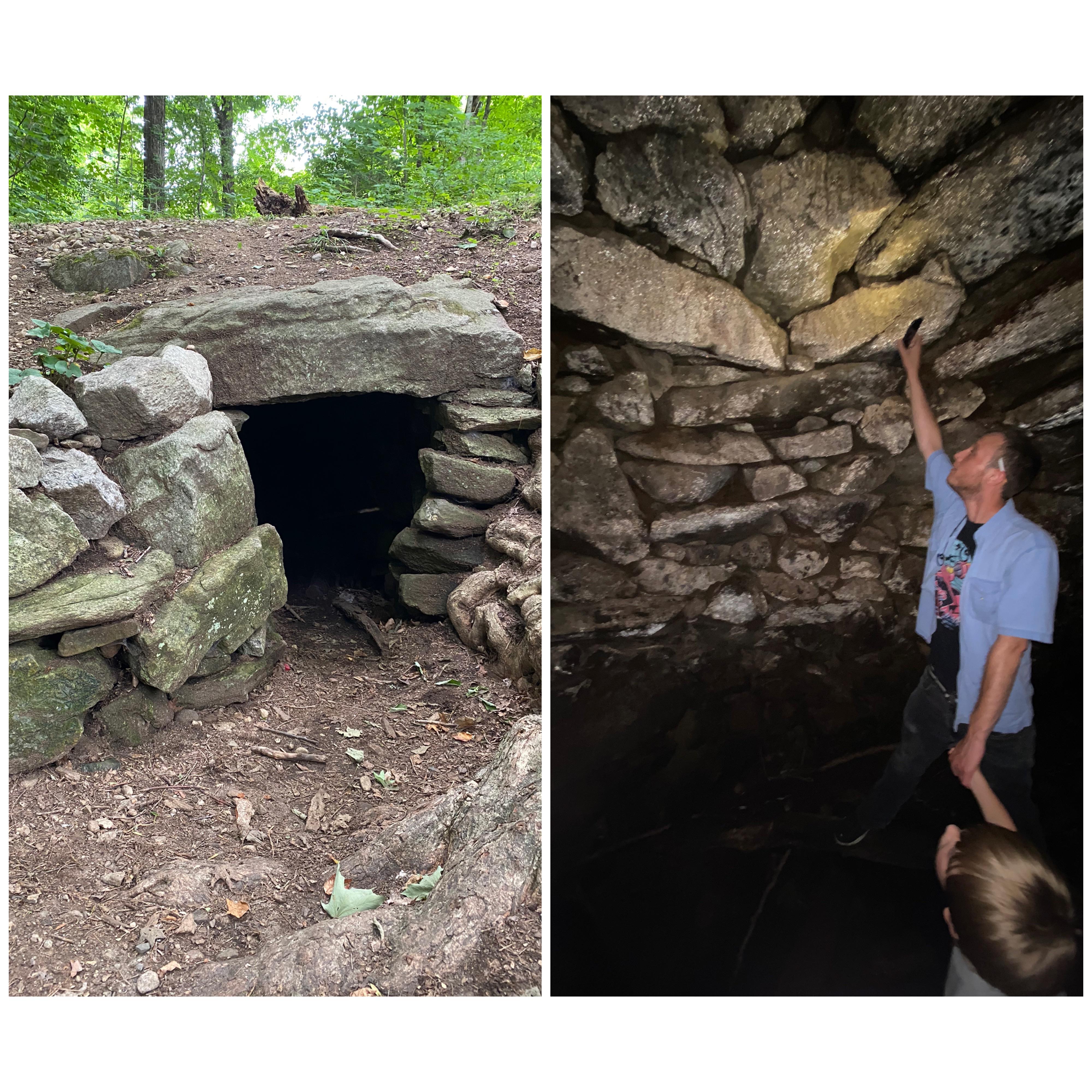 So there happens to be 105 man made beehive shaped caves in