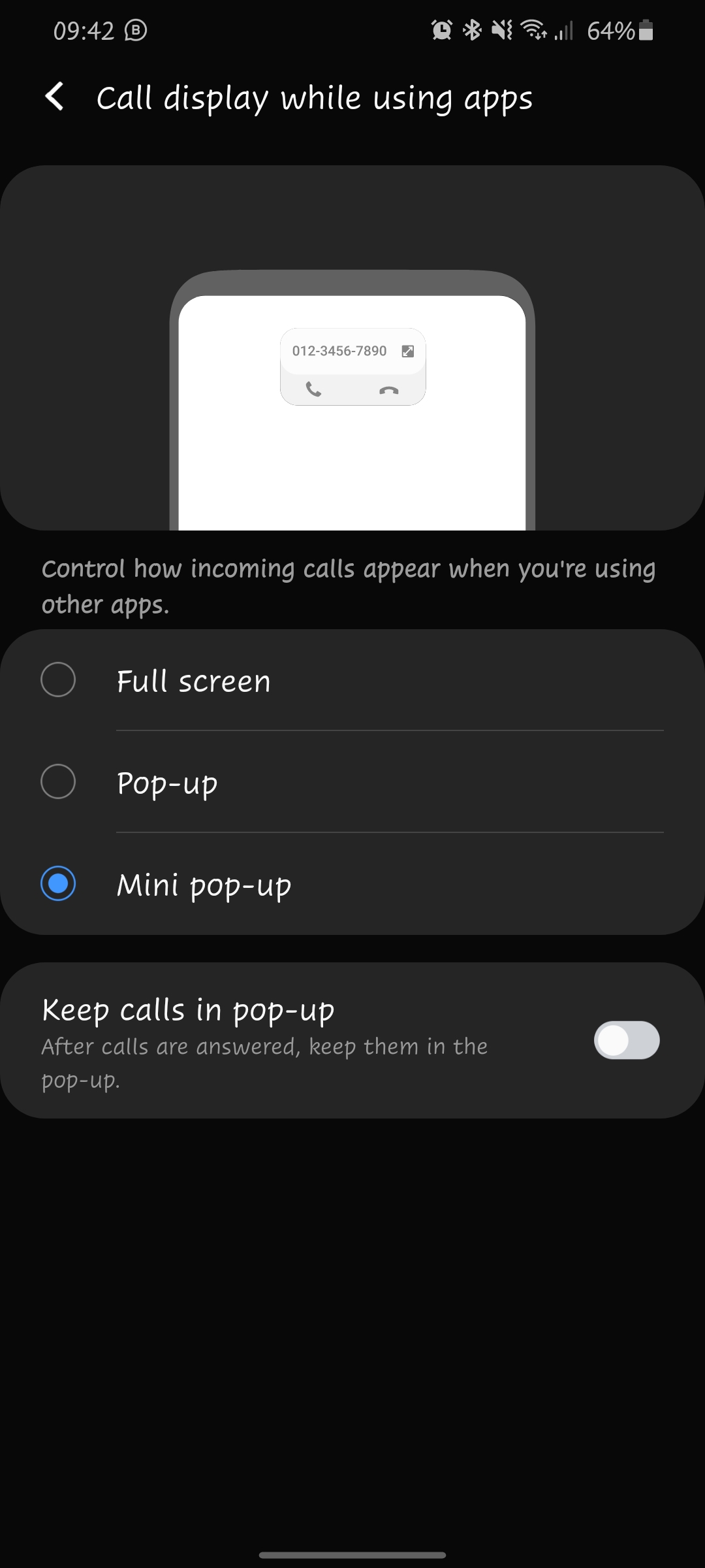 Anyone else find it annoying that you can't swipe off calls in the mini