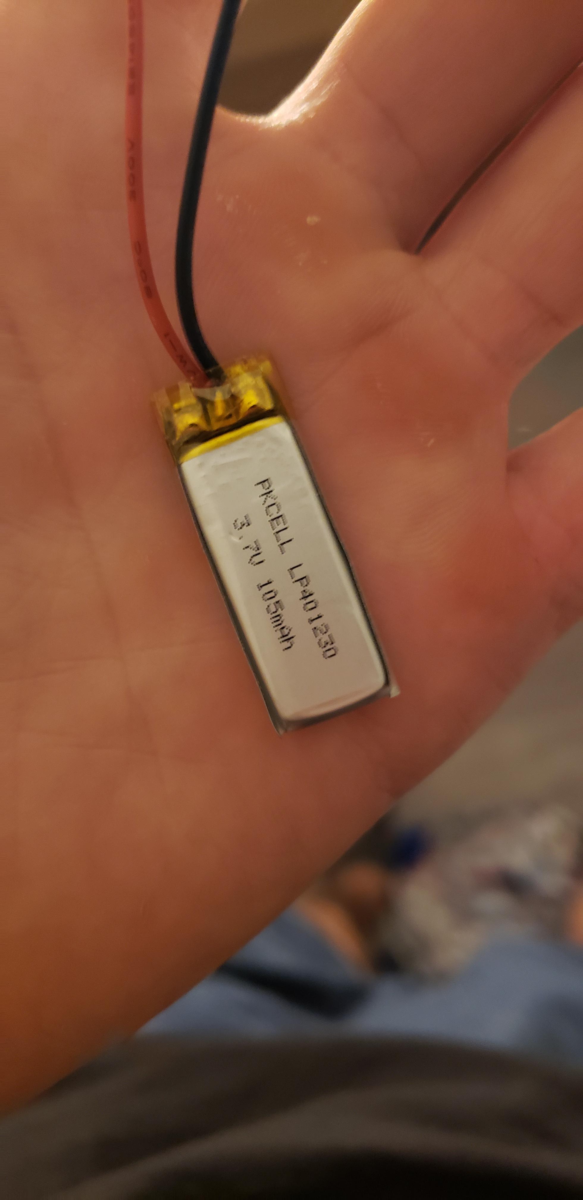 After charging with damaged charger, battery has "0" volts but has no