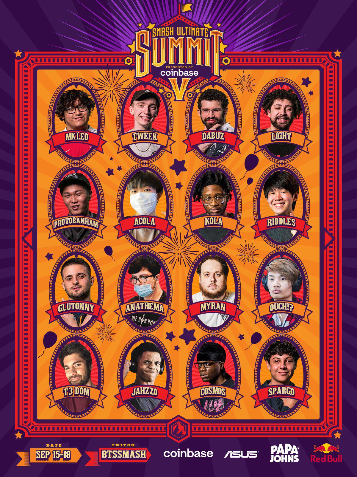 The full Summit 5 Lineup! What player do you expect to make waves this