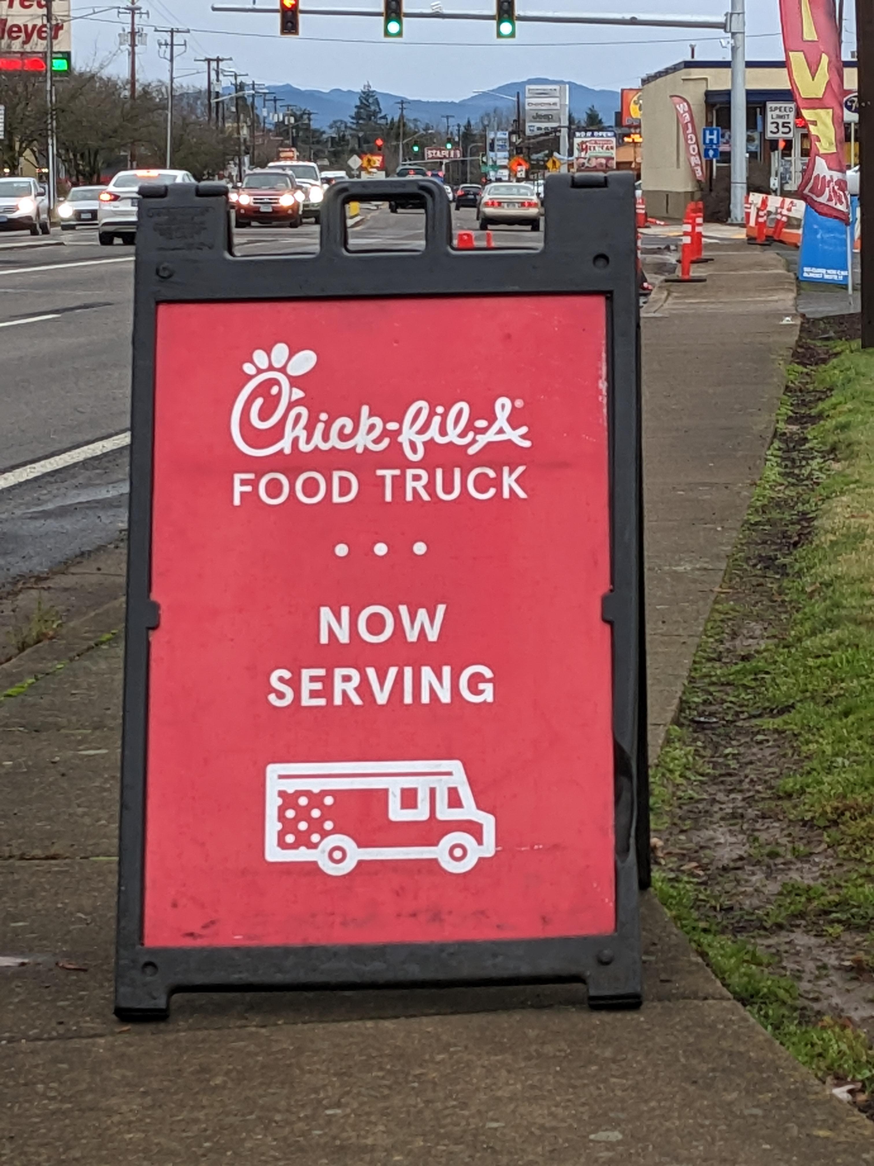 ChickfilA Roadblock The New Hope church in Albany regularly hosts a