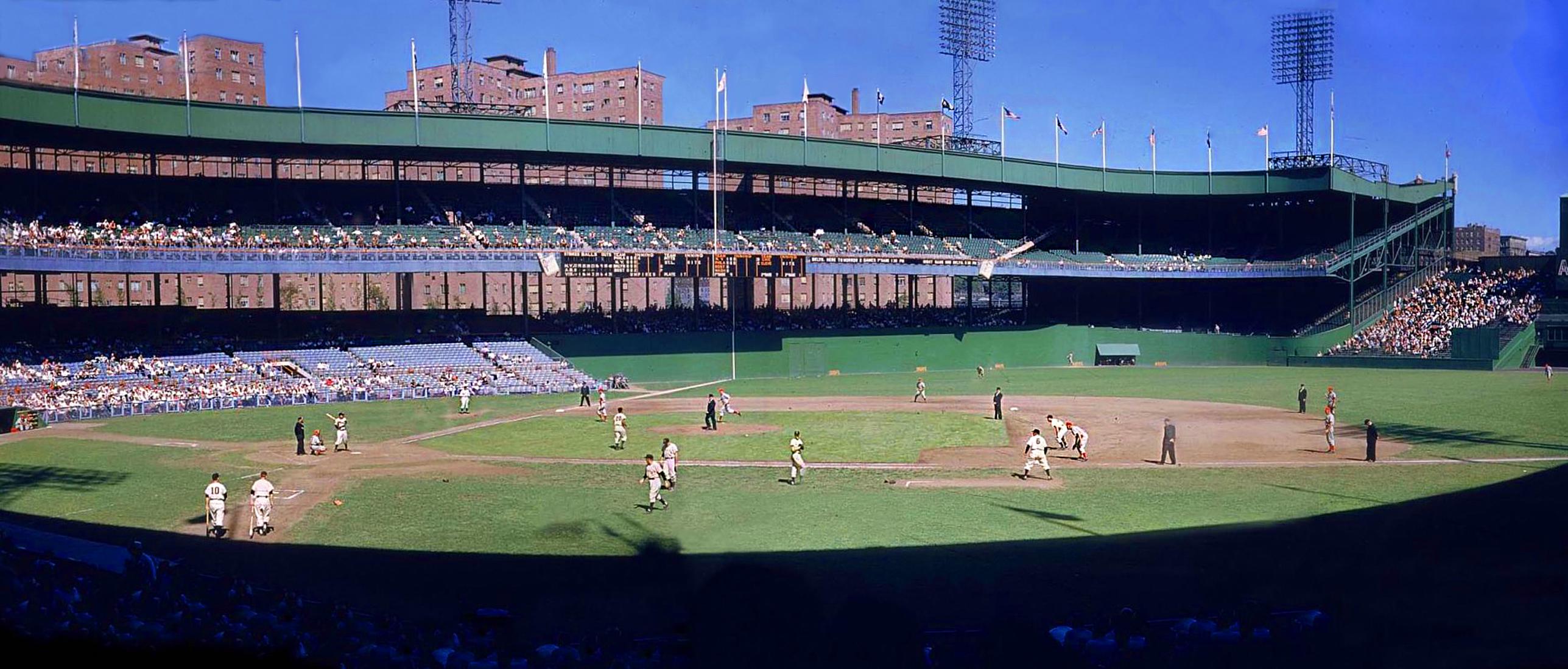 Color composite of the Polo Grounds r/baseball