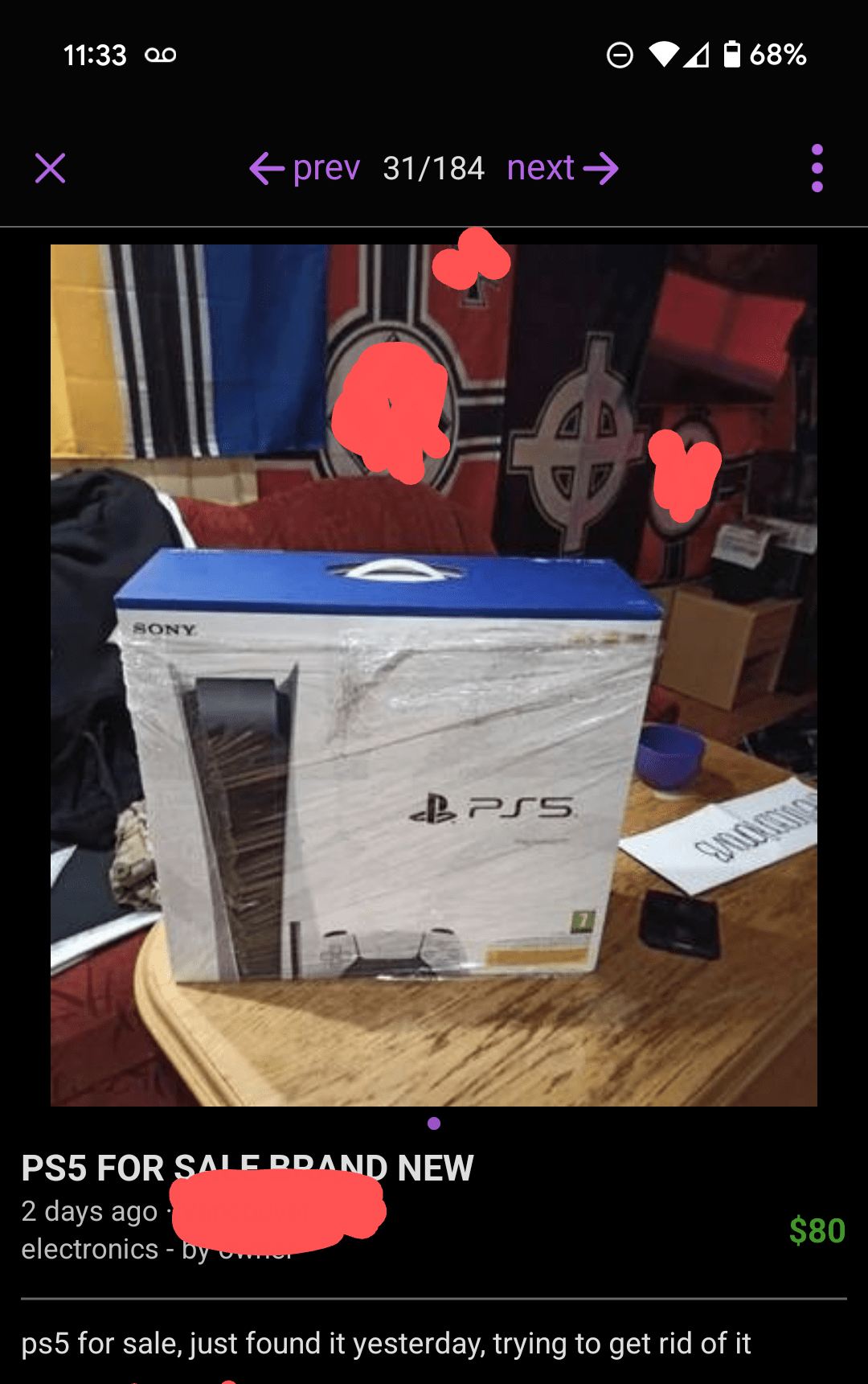 here is a craigslist listing i found. blotted out just in case but yeah