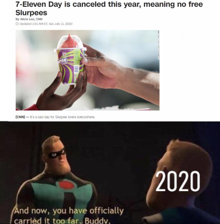 2020 taking things to far incredibles meme never done before and not