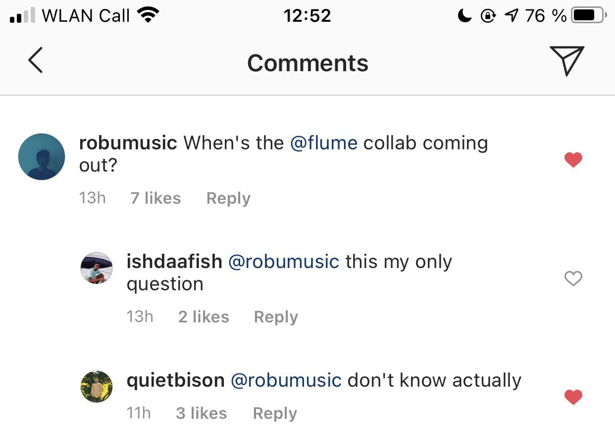 The right question is not if QUIET BISON will collab with Flume