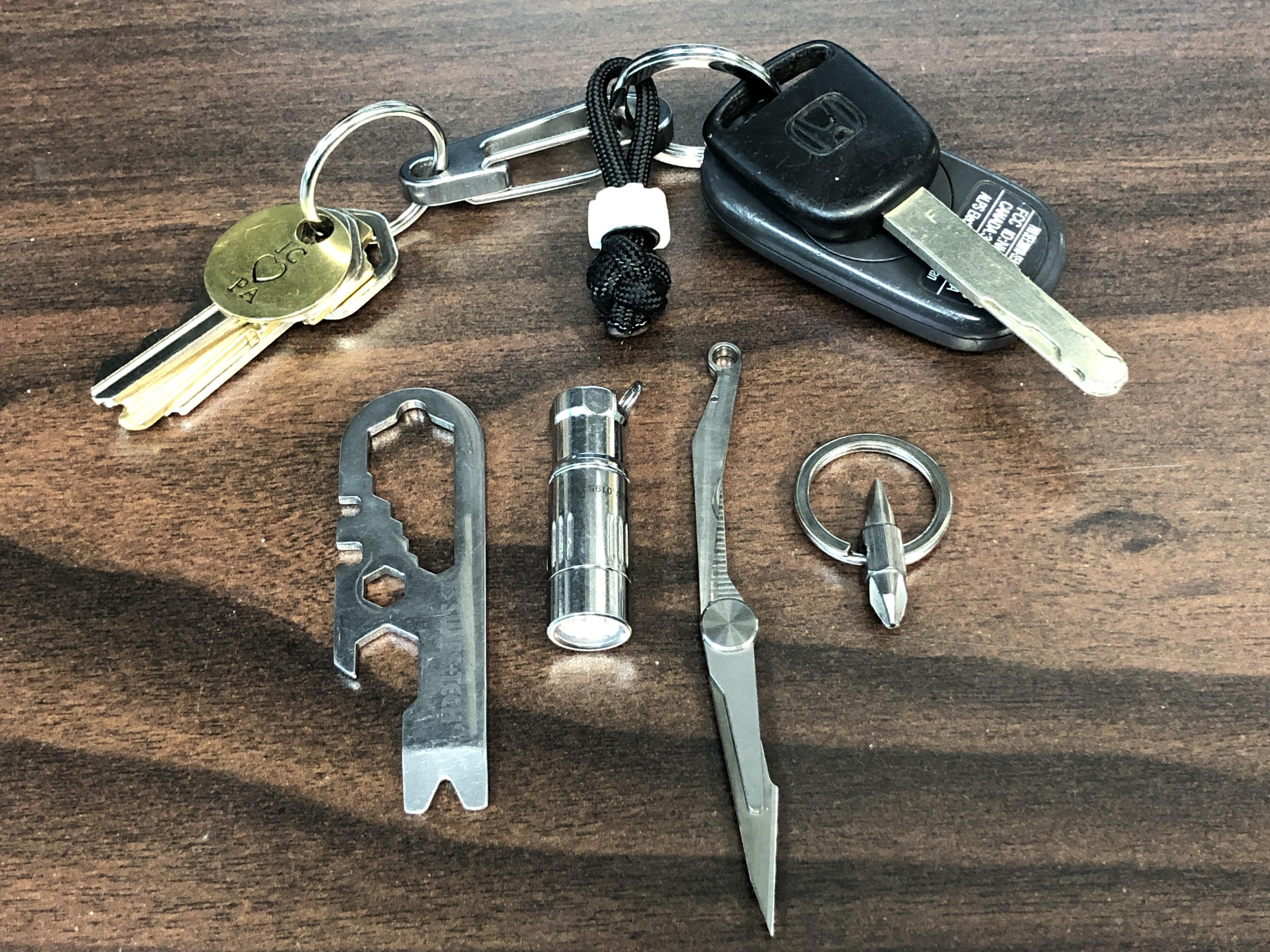 Edc keychain setup r/EDC
