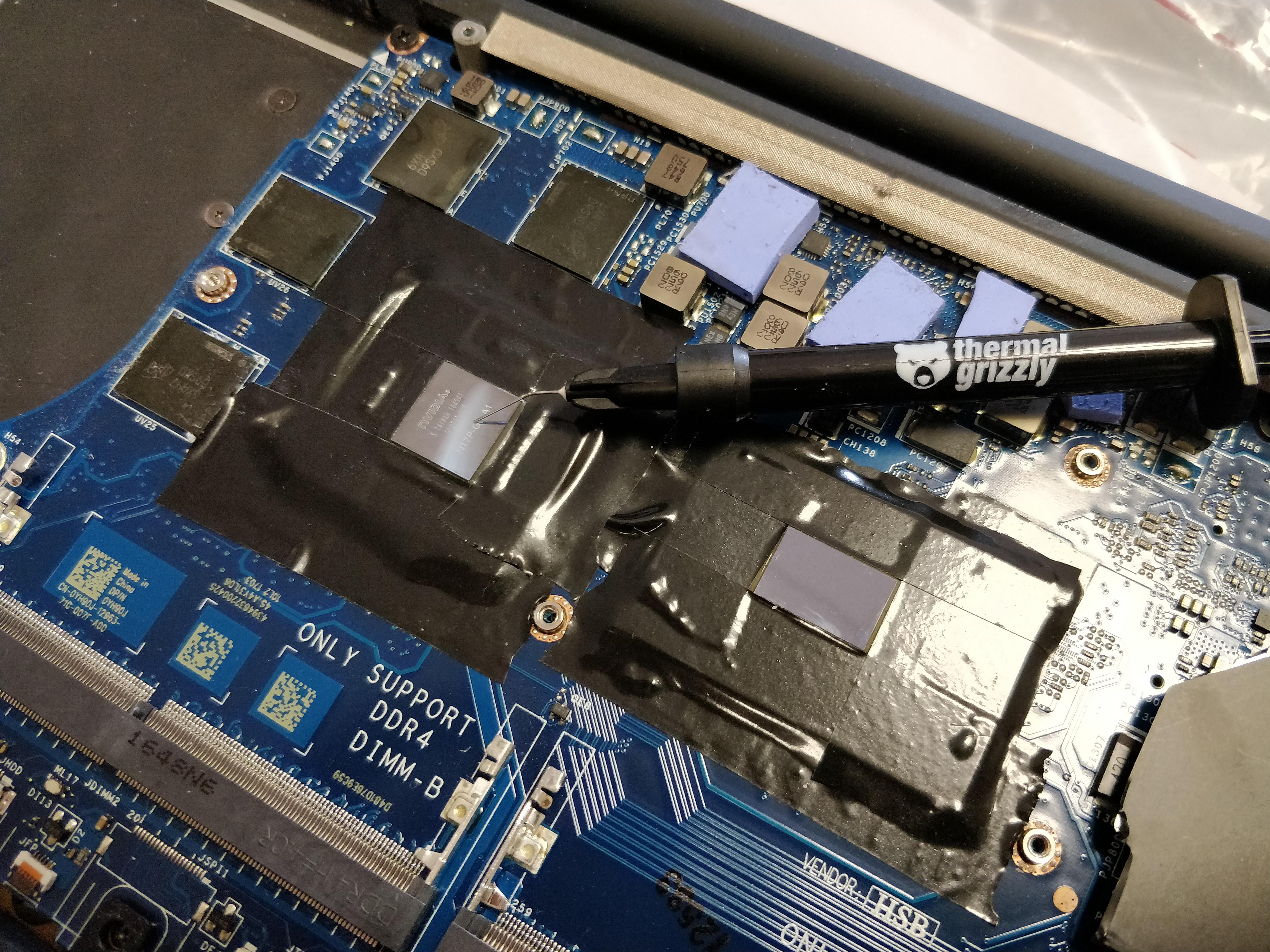Putting Liquid Metal on my XPS 15 9560 wish me good luck r/Dell